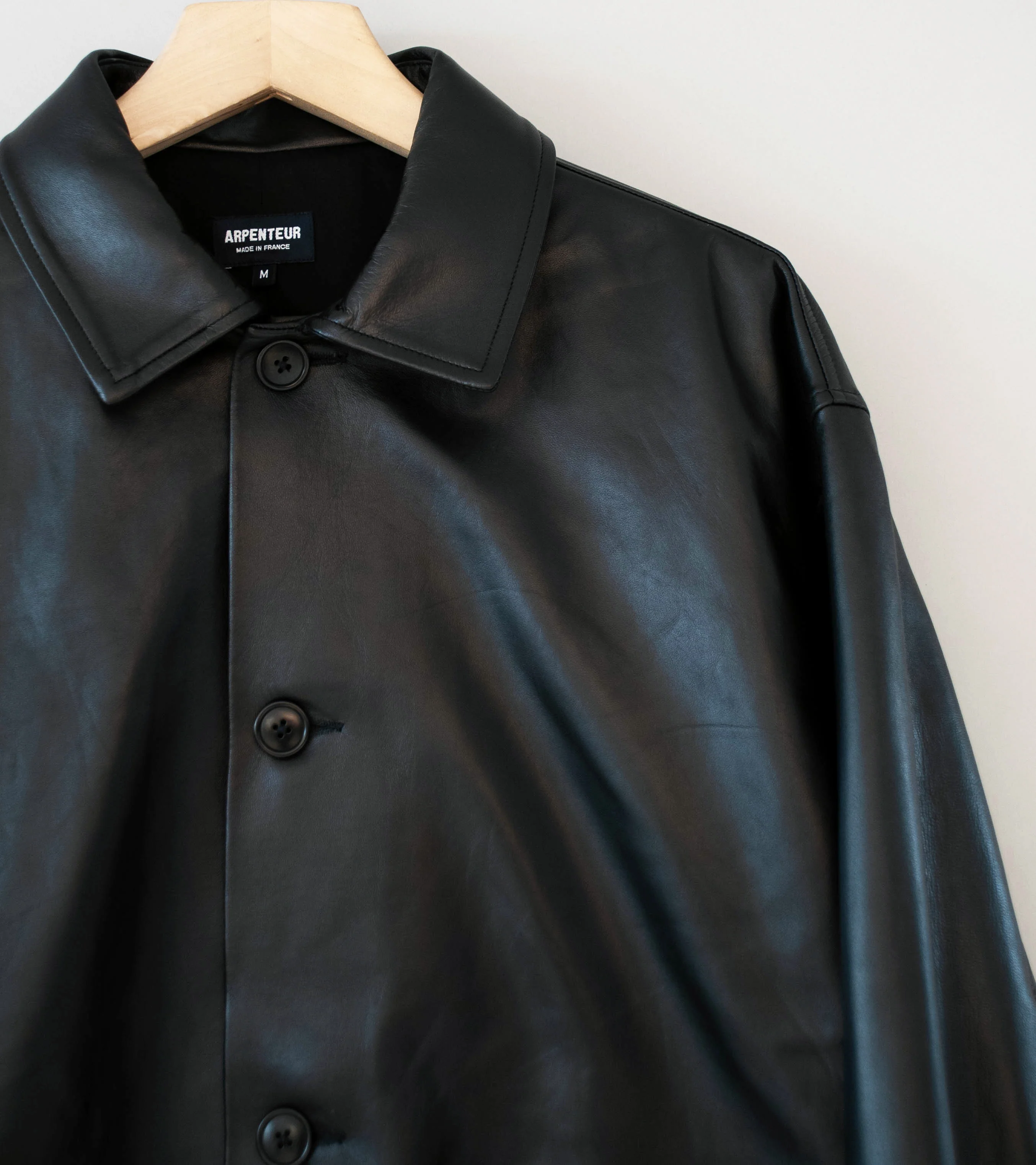 Arpenteur 'Sigma Leather Jacket' (Black) - Image 2