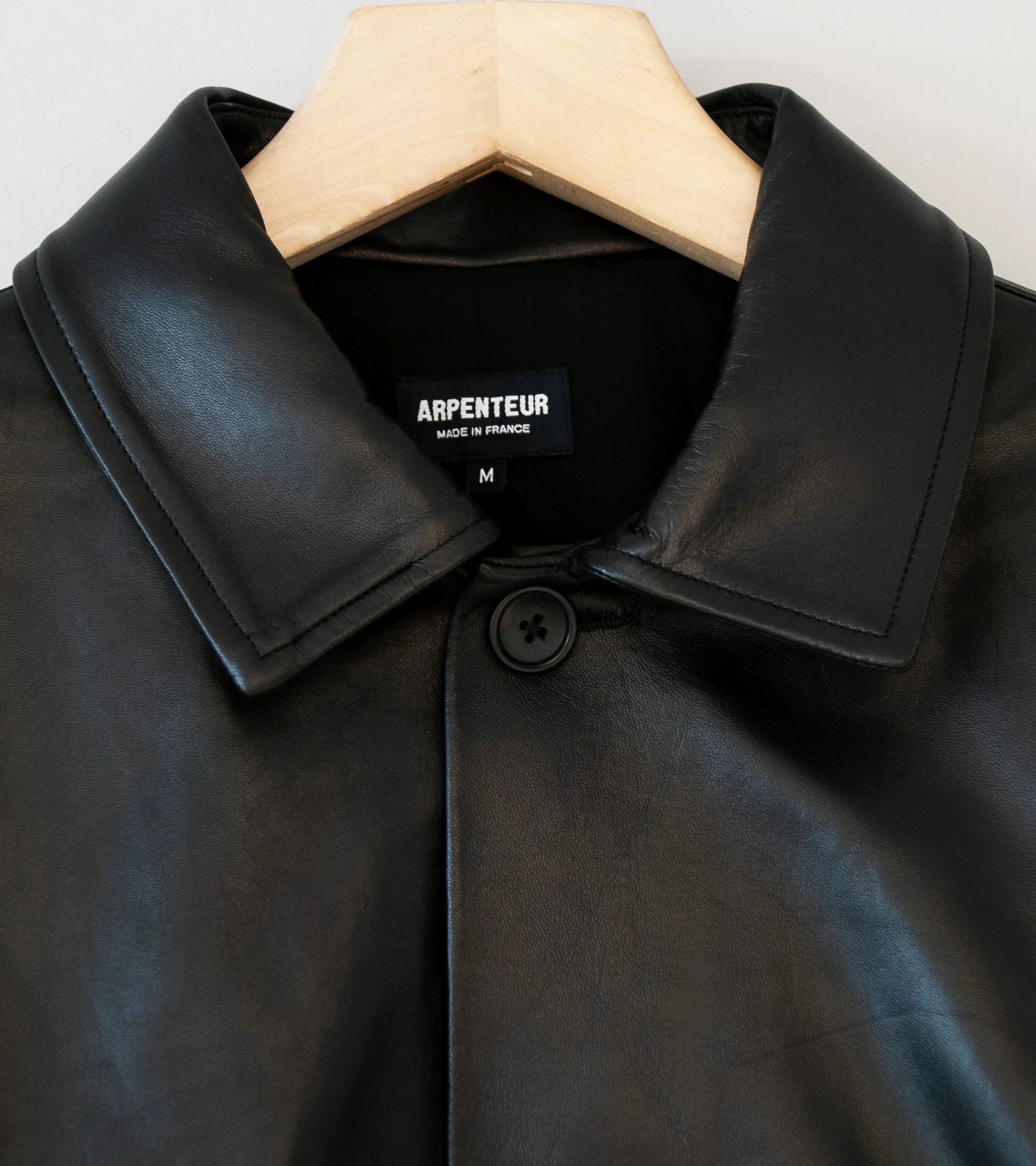 Arpenteur 'Sigma Leather Jacket' (Black) - Image 5