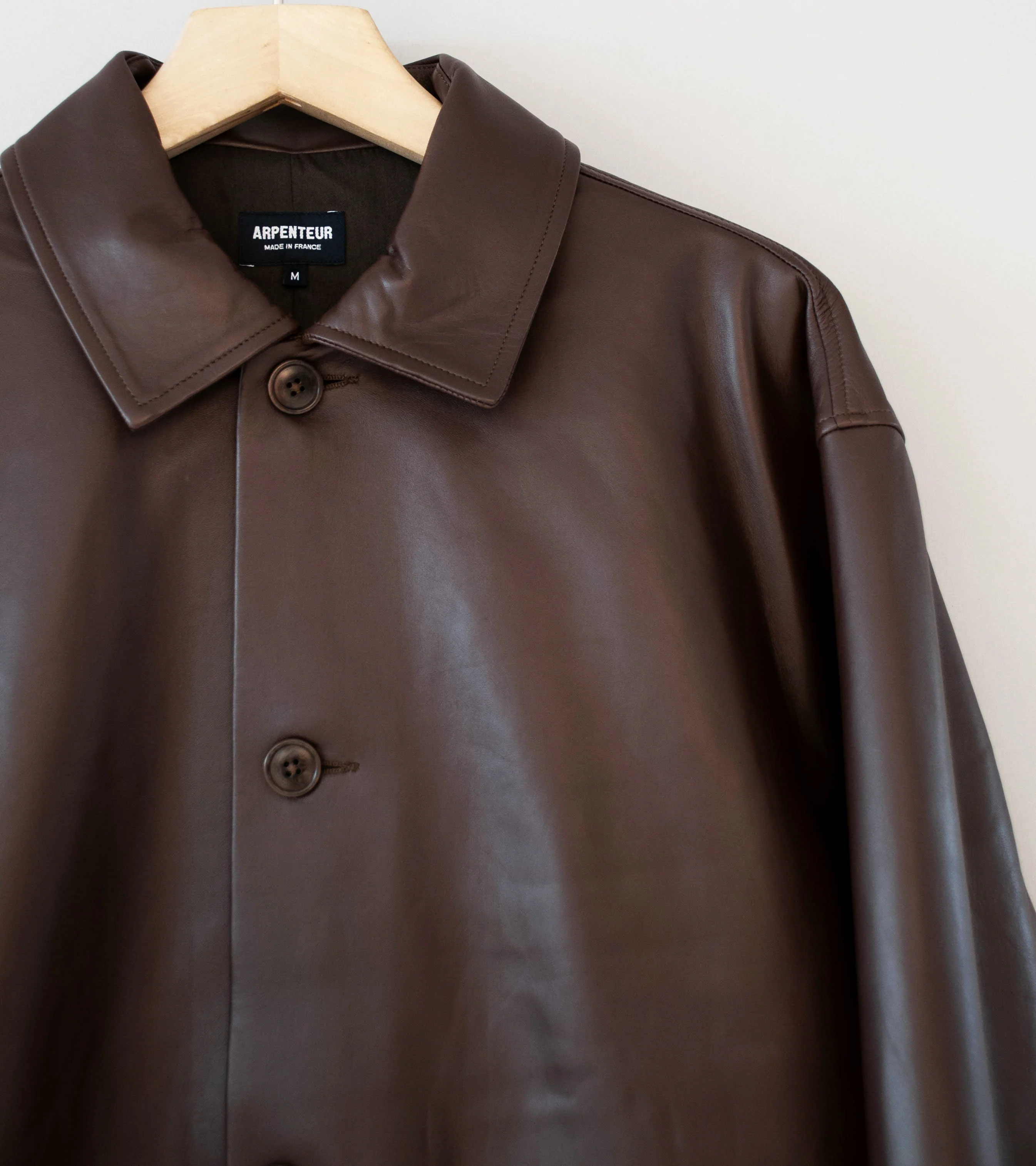 Arpenteur 'Sigma Leather Jacket' (Brown) - Image 2