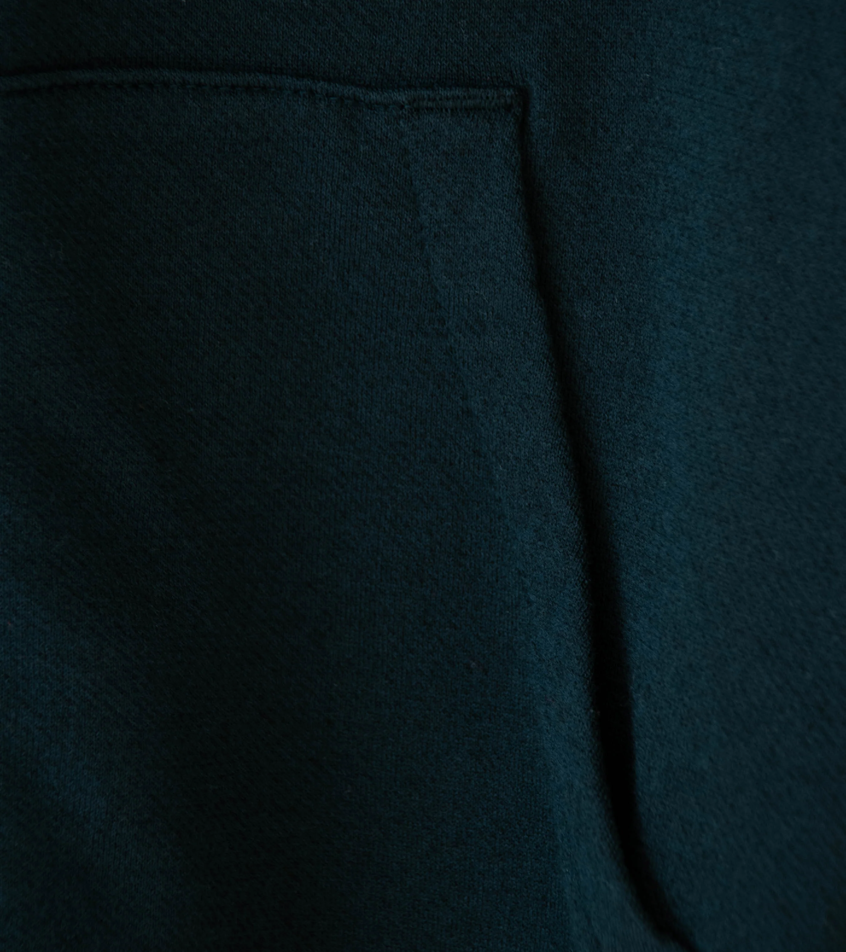 Auralee 'High Twist Light Sweat Zip Parka' (Black) - Image 4