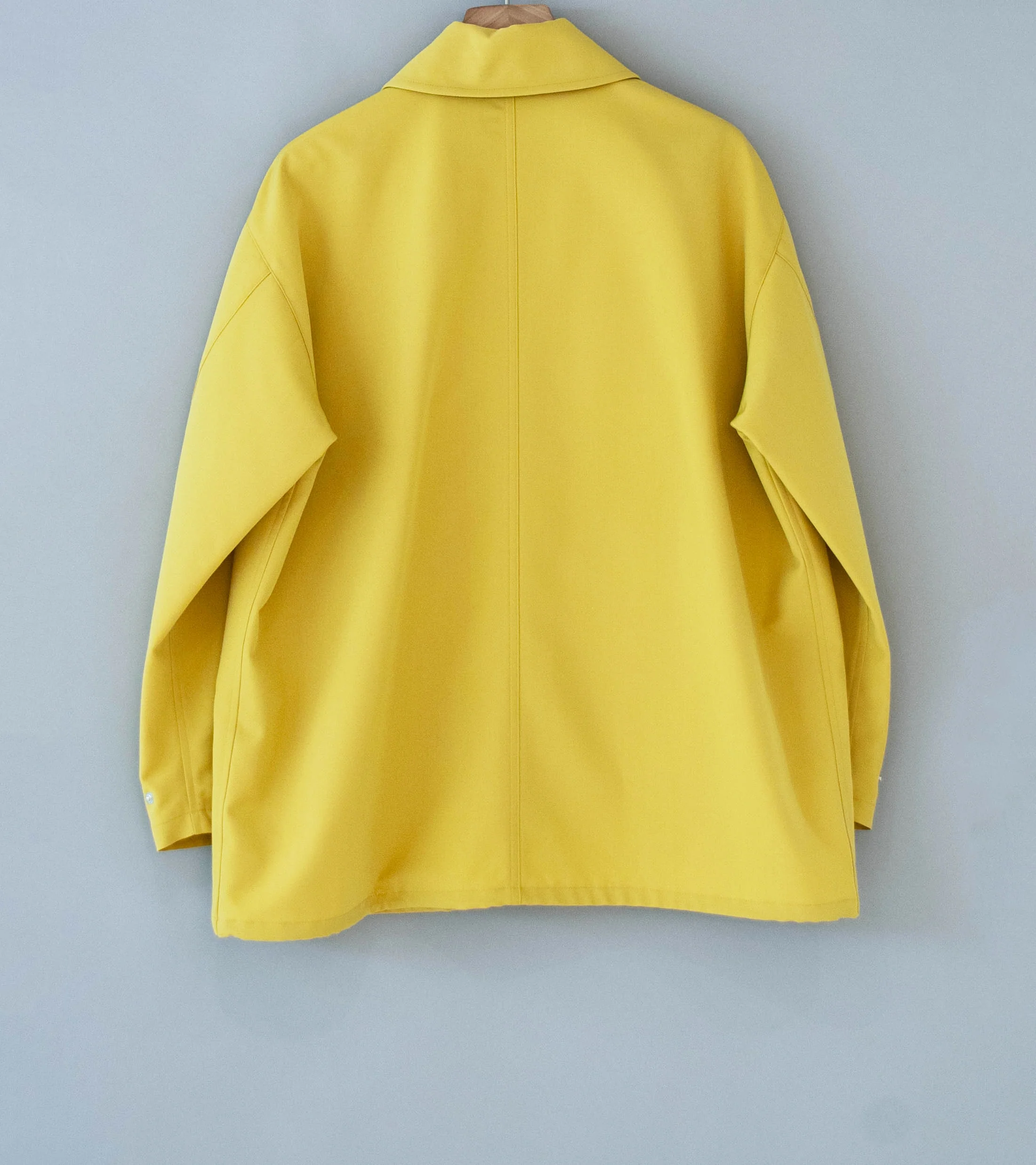 Auralee 'Wool Max Canvas Blouson' (Mustard Yellow) - Image 10