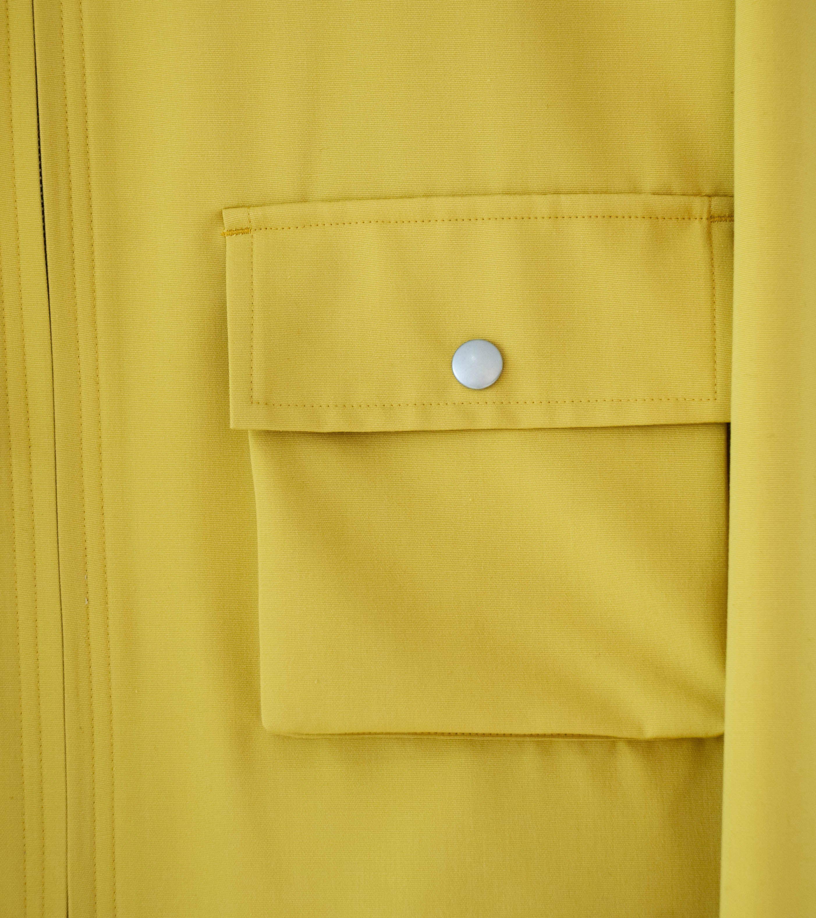 Auralee 'Wool Max Canvas Blouson' (Mustard Yellow) - Image 3