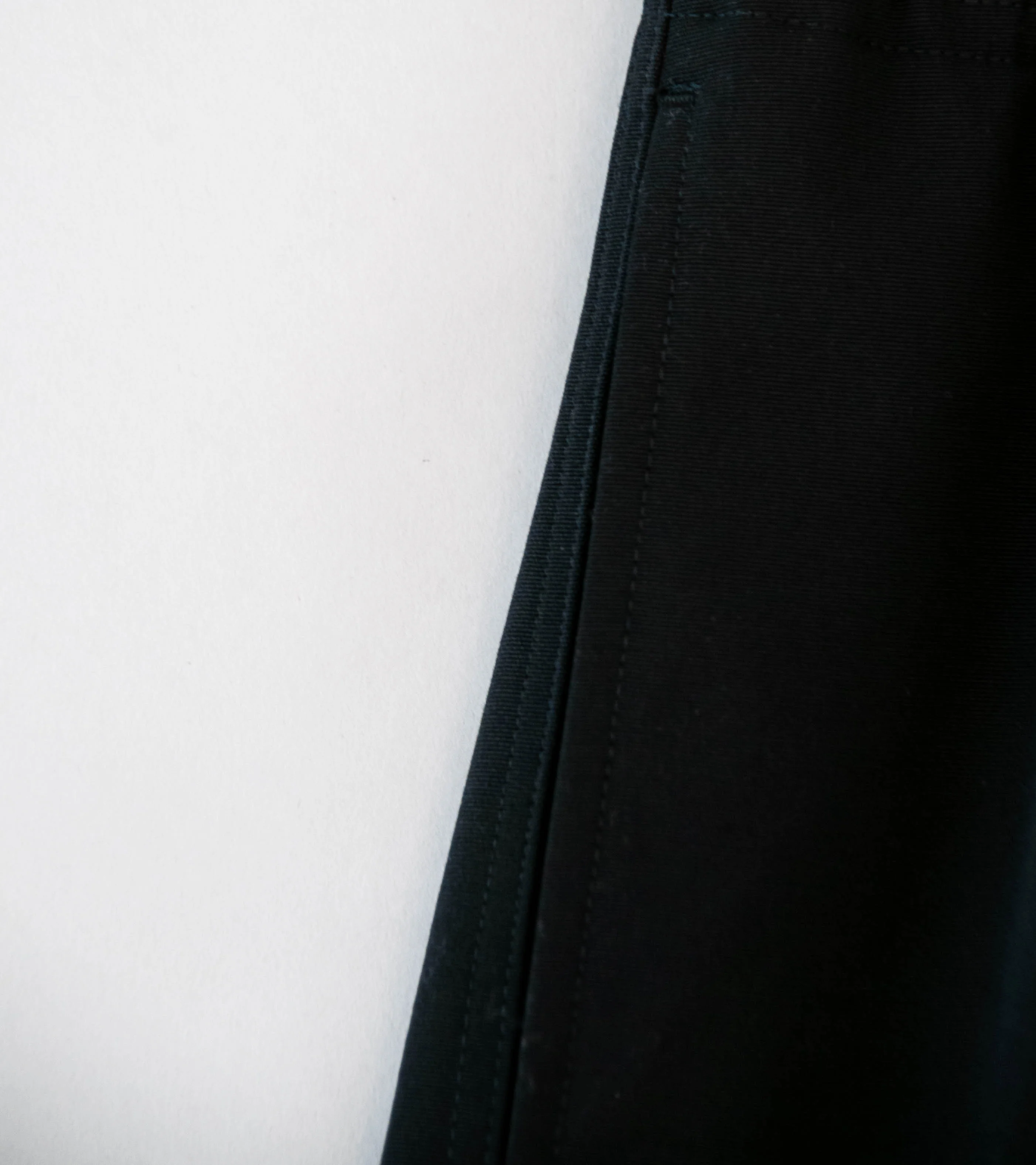 Auralee 'Wool Max Canvas Shorts' (Black) - Image 3
