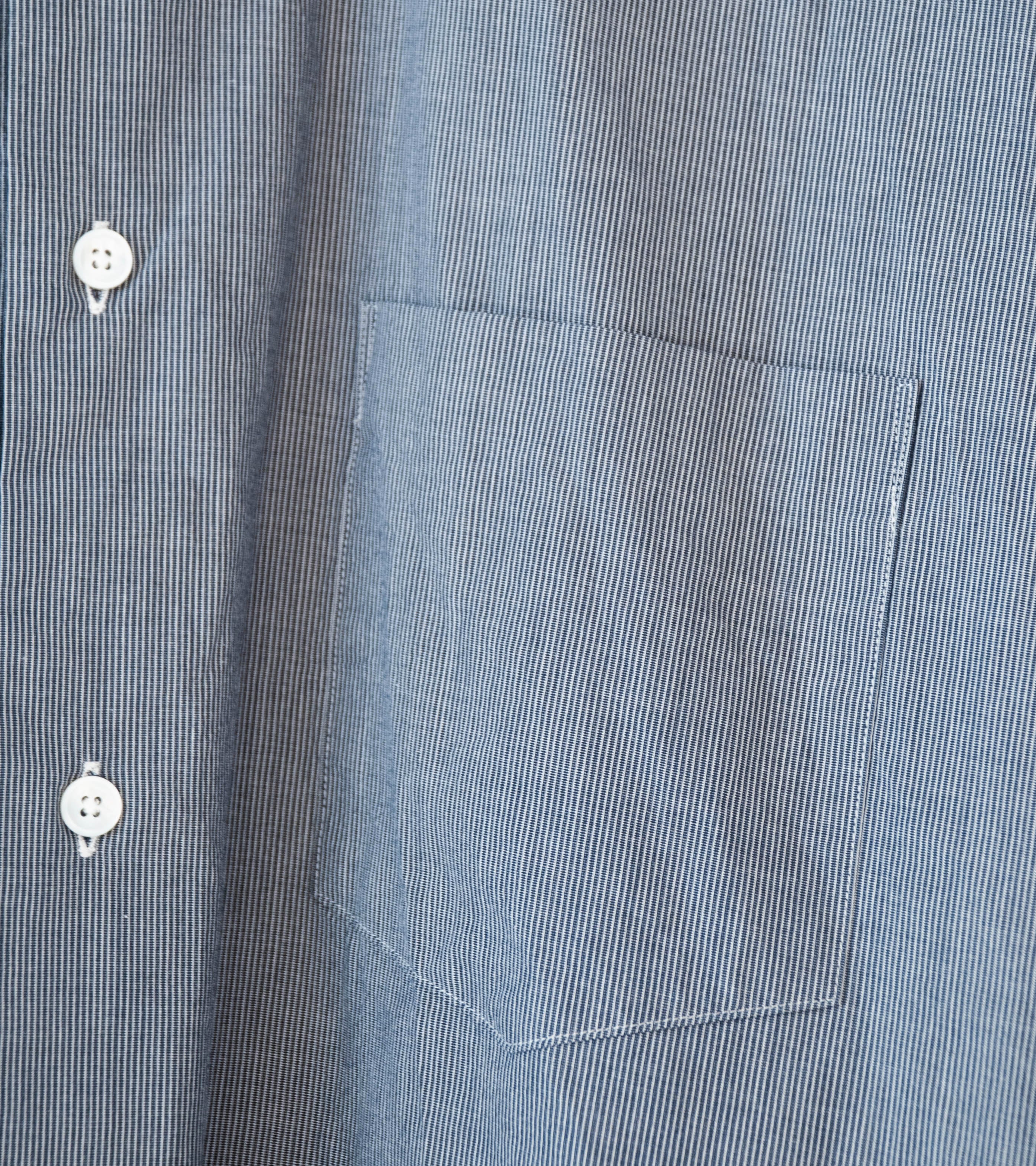 Bauth 'Cotton Stripe Shirt' (Blue Stripe) - Image 3