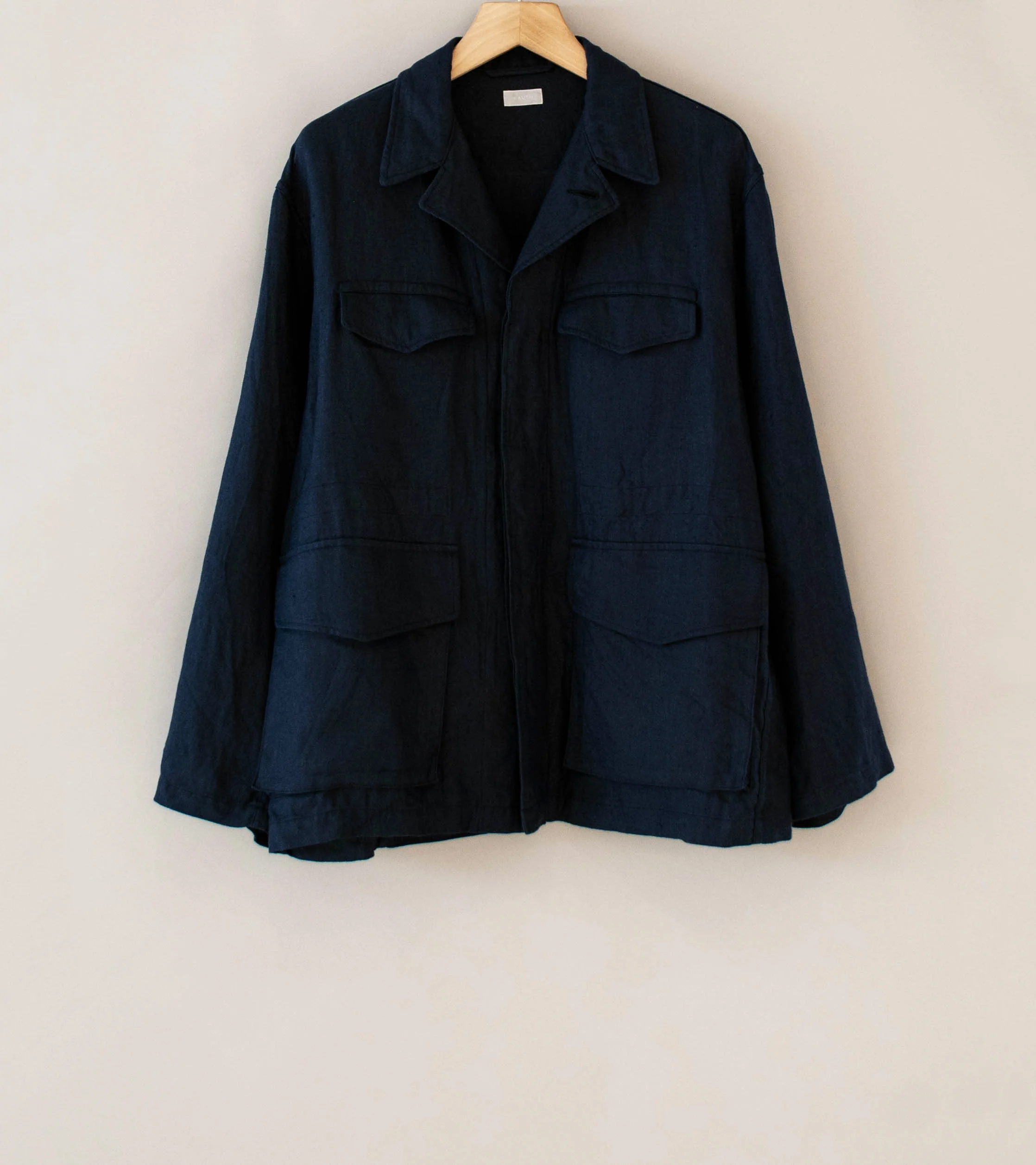 Bauth 'Linen Military Jacket' (Navy)