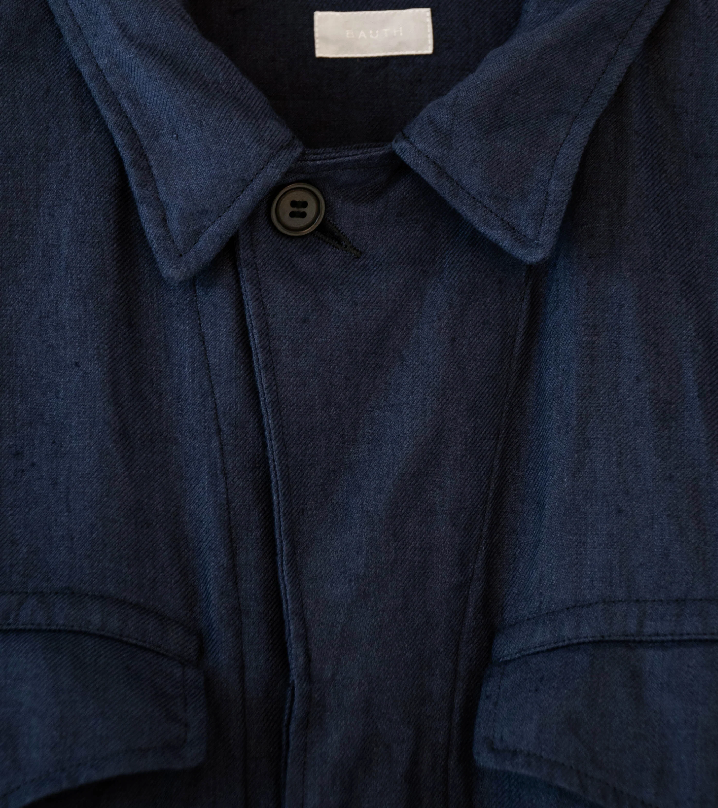 Bauth 'Linen Military Jacket' (Navy) - Image 8