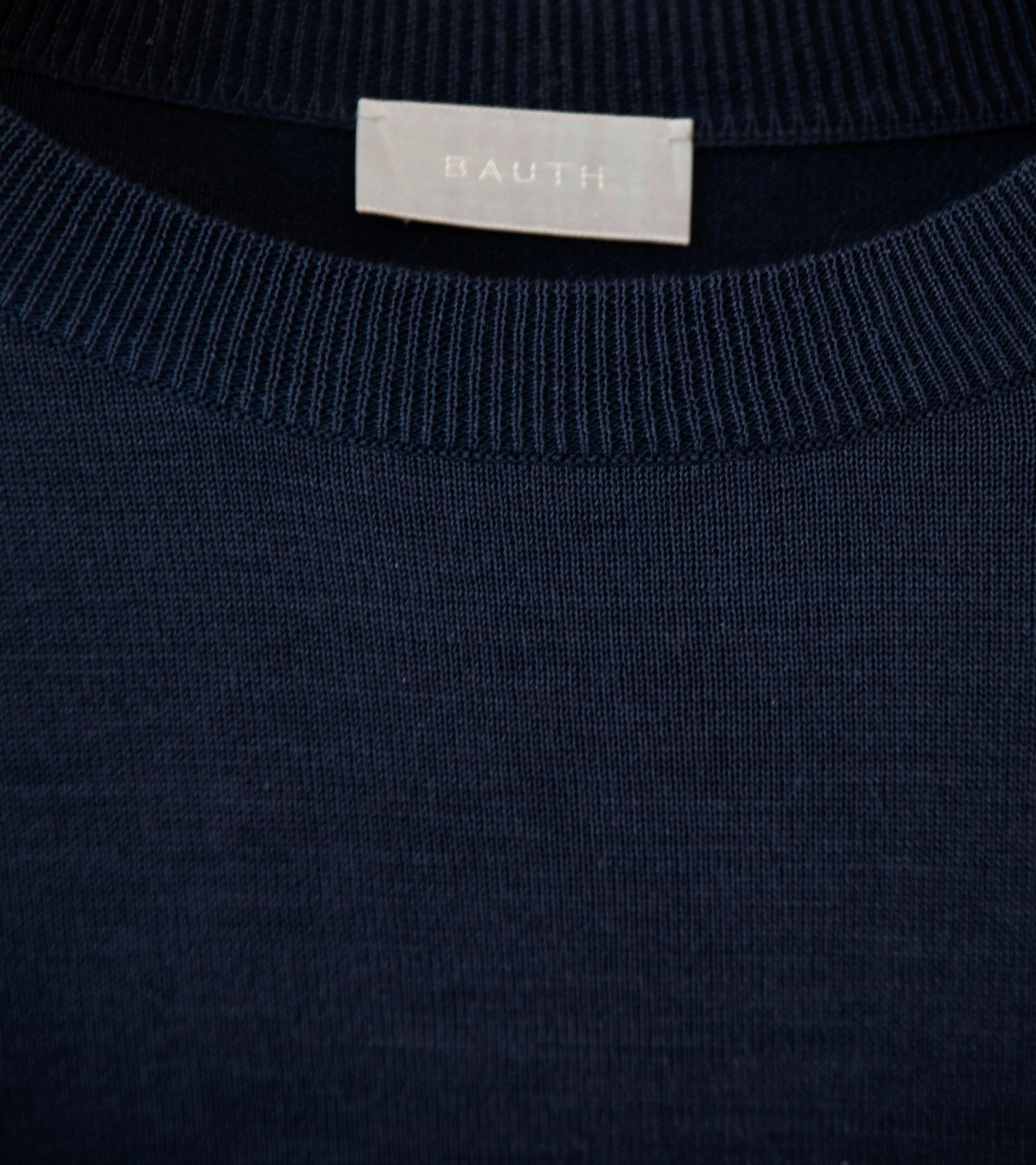 Bauth 'Silk Wool Knit' (Navy) - Image 5