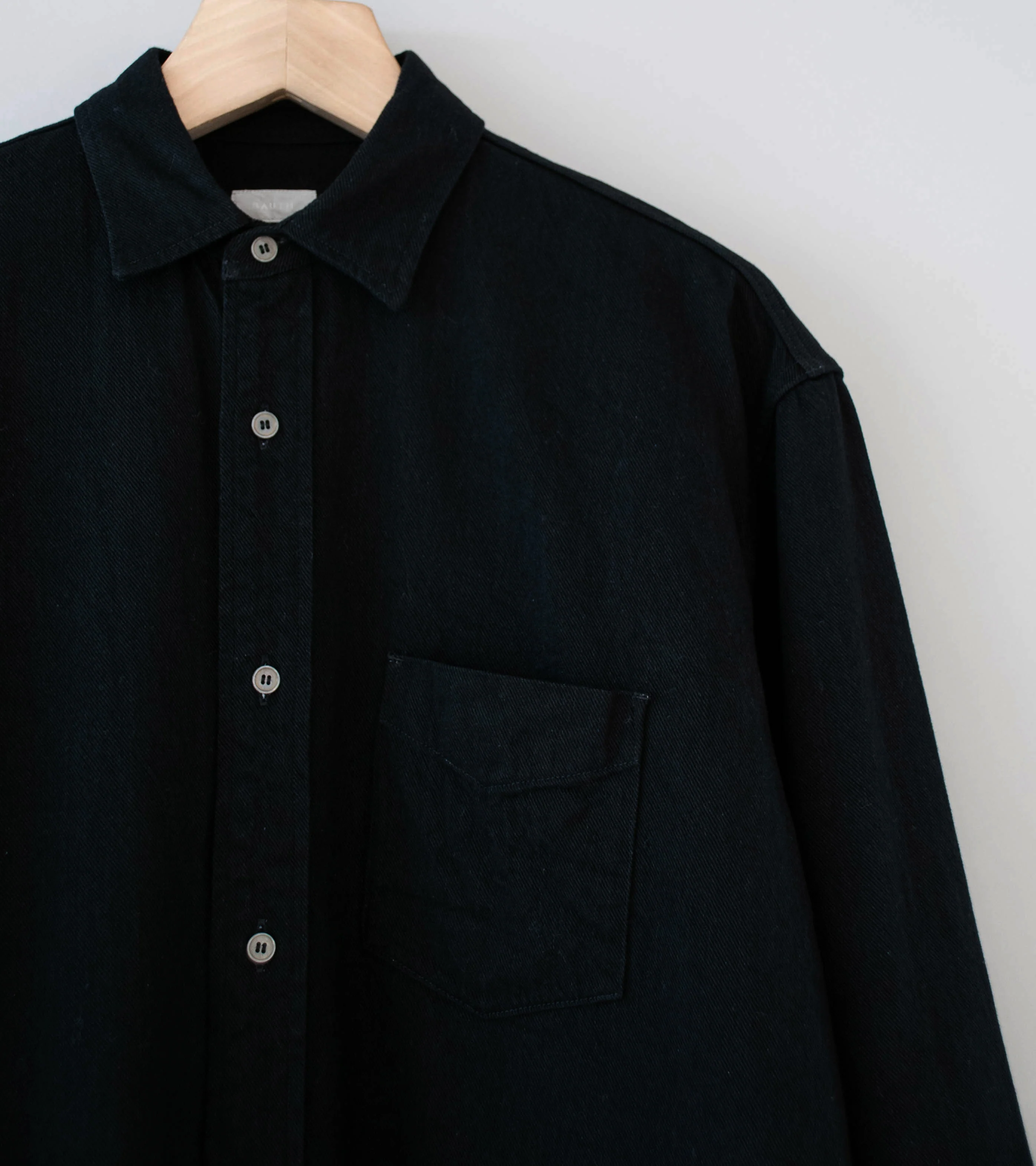 Bauth 'Twill Shirt' (Black) - Image 2