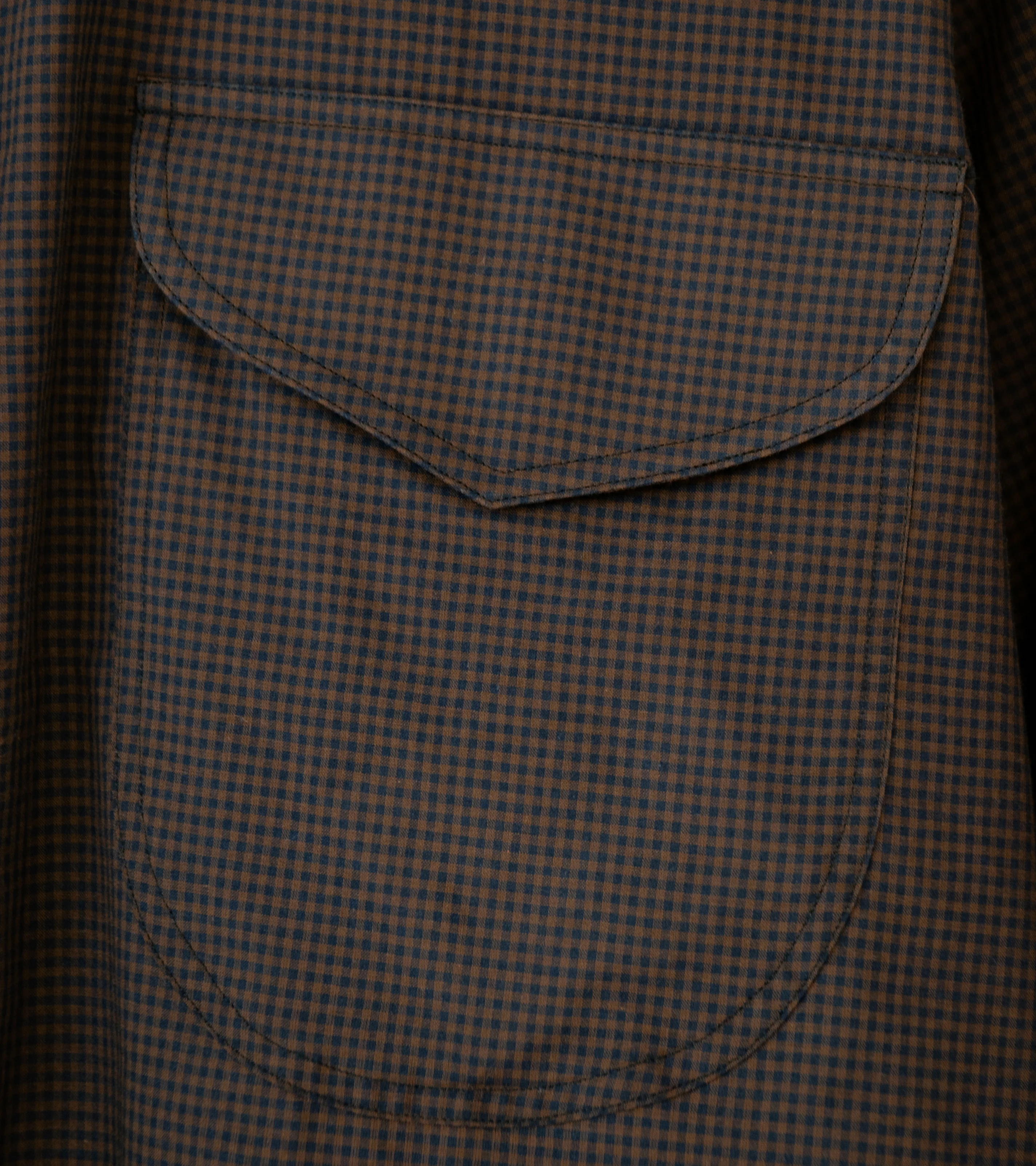 C'H'C'M' 'Work Shirt' (Brown Mini Check) - Image 3