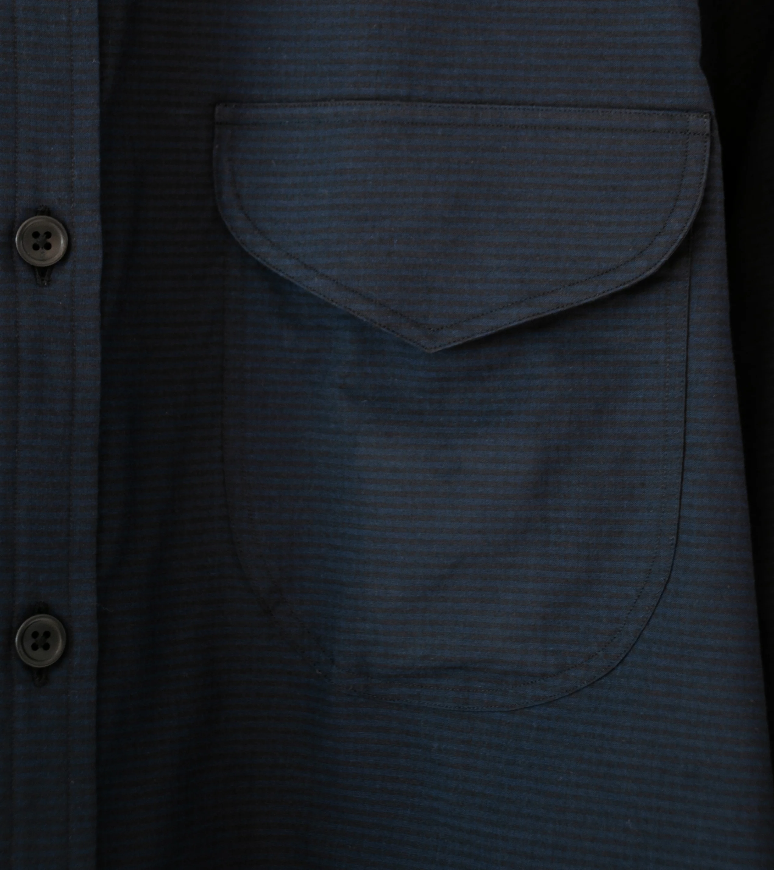 C'H'C'M' 'Work Shirt' (Navy Mini Check) - Image 3