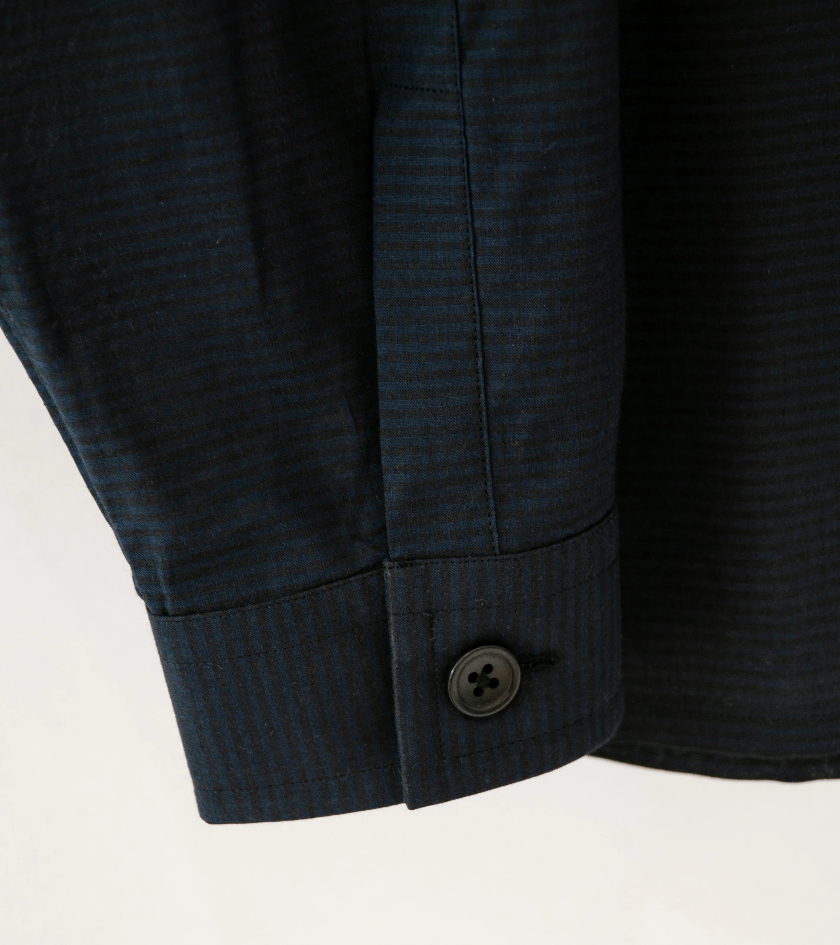 C'H'C'M' 'Work Shirt' (Navy Mini Check) - Image 6