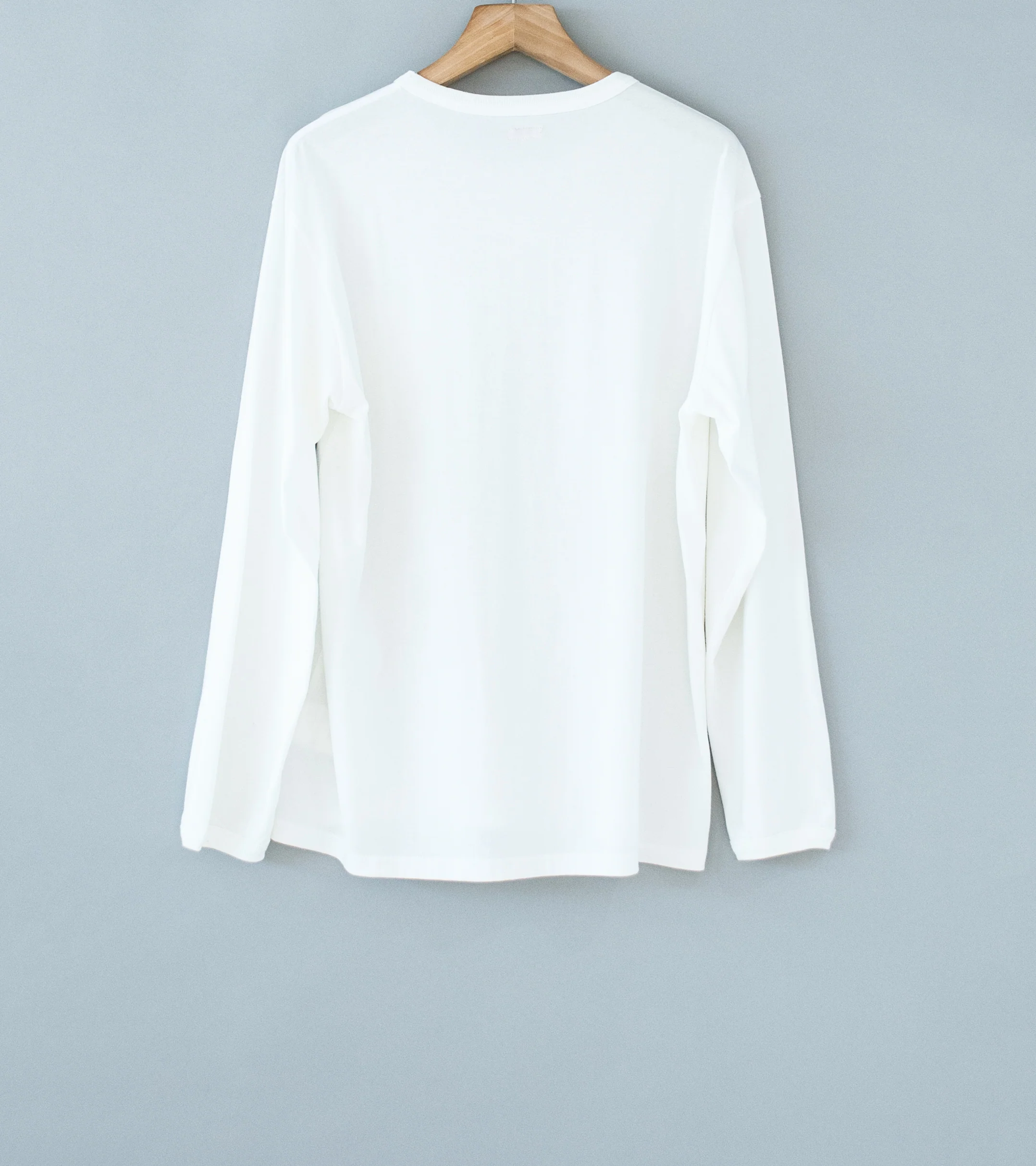 Conkers 'Long Sleeve Ringer Tee' (Raw White Brushed English Jersey) - Image 5