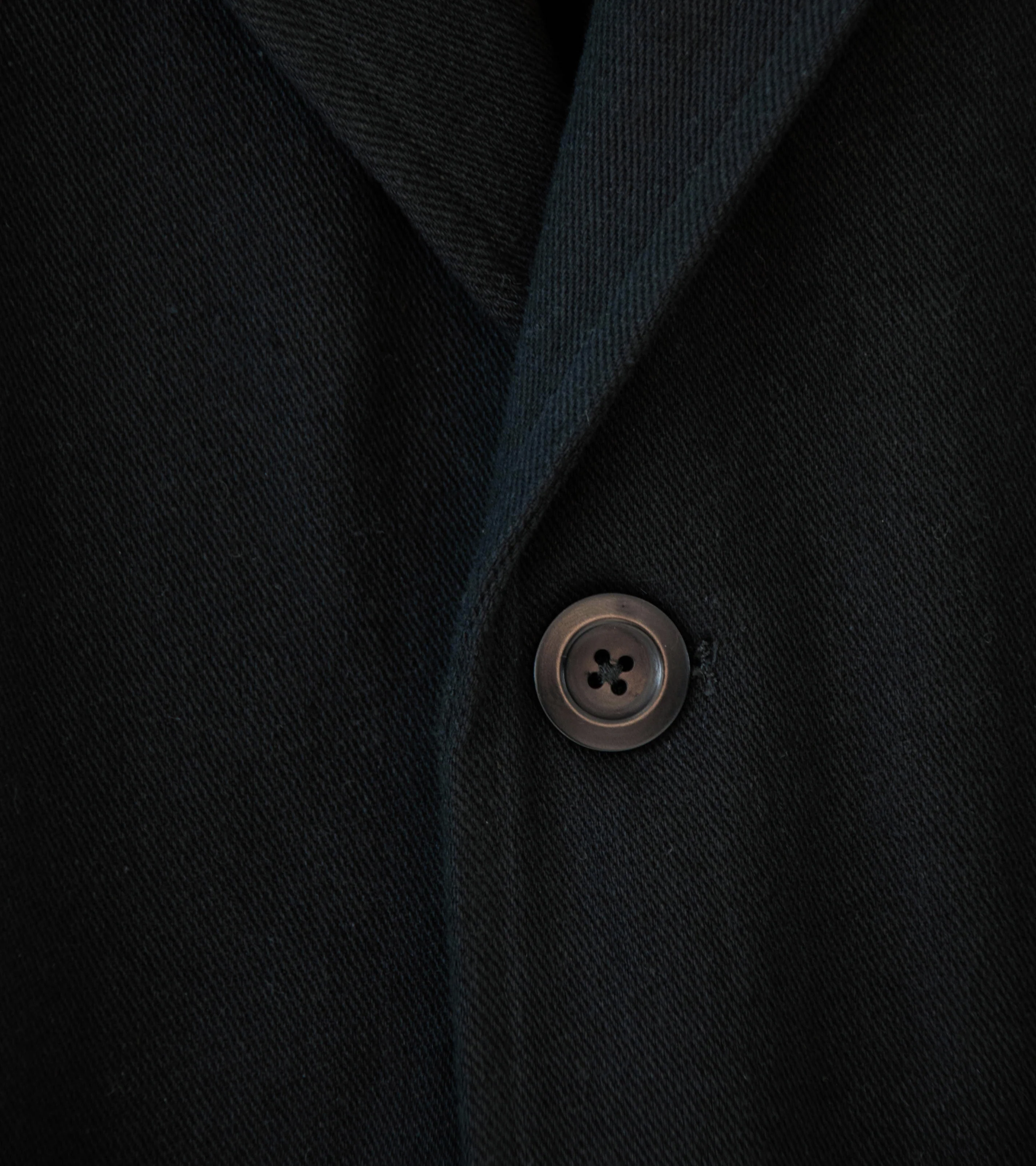 Conkers 'Rambler Blazer' (Black Cotton Flax Twill) - Image 4