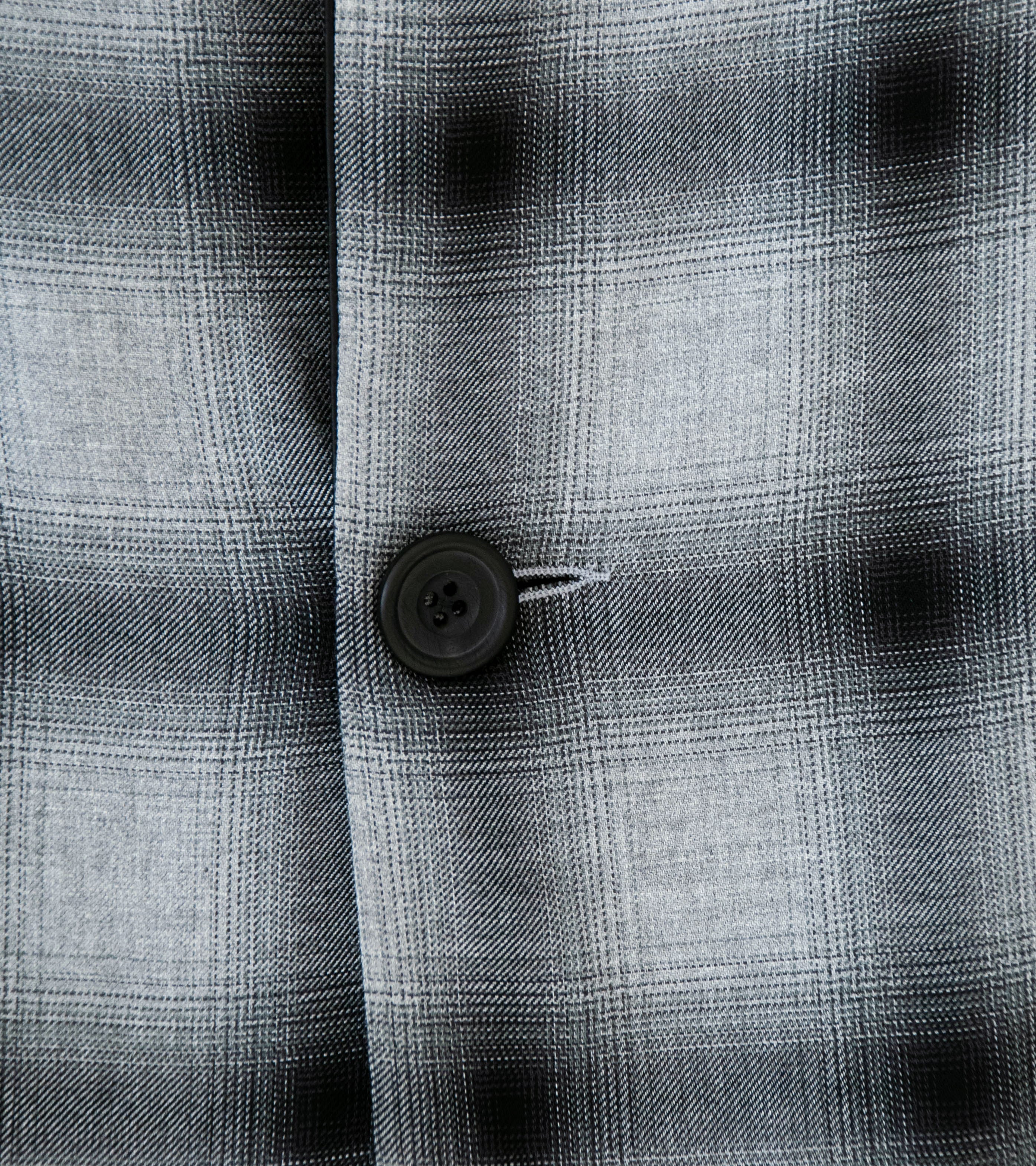 DERRICK 'Company SB Jacket' (Grey Black Pyjama Viscose Shadow Check) - Image 5