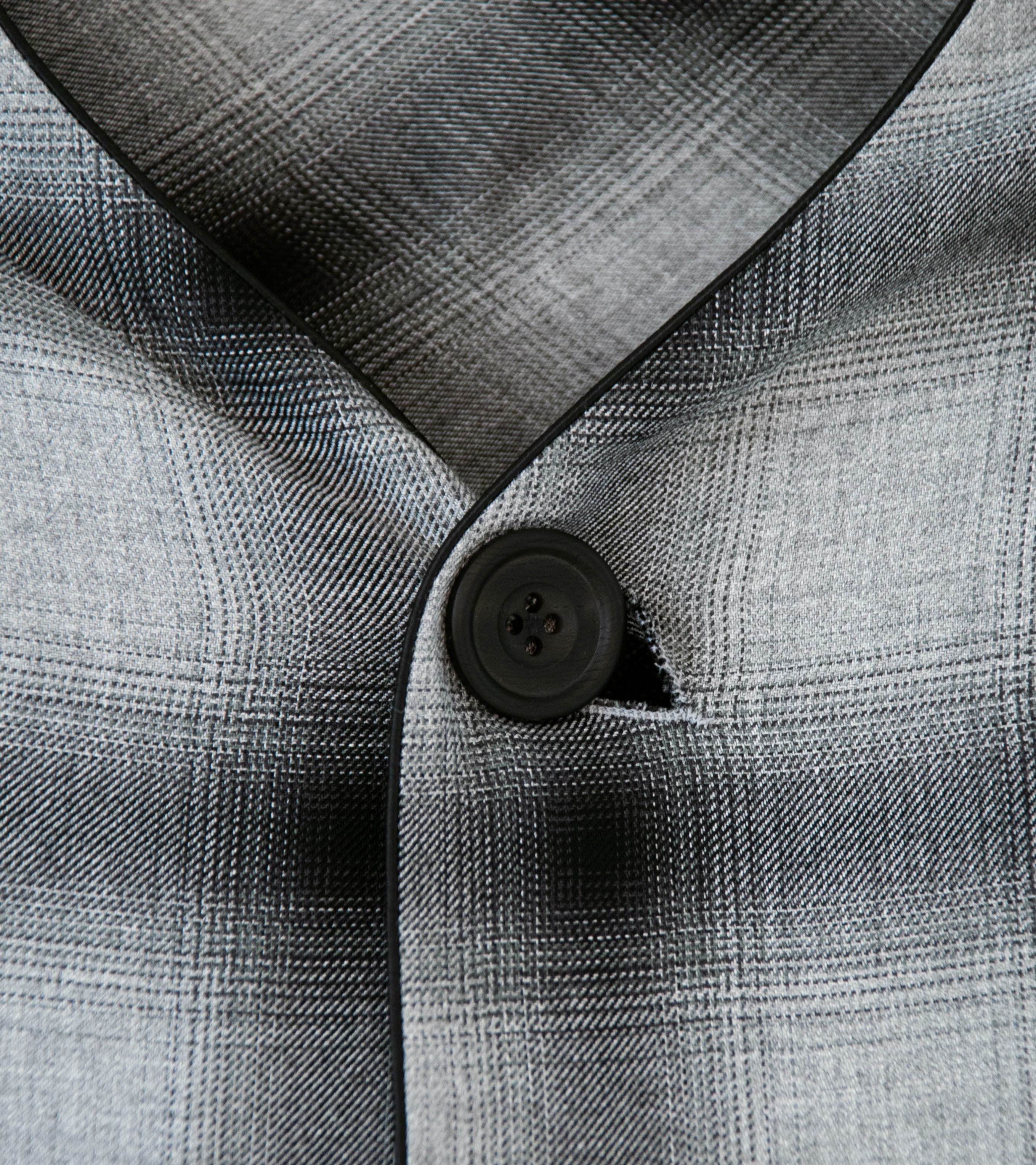 DERRICK 'Company SB Jacket' (Grey Black Pyjama Viscose Shadow Check) - Image 7