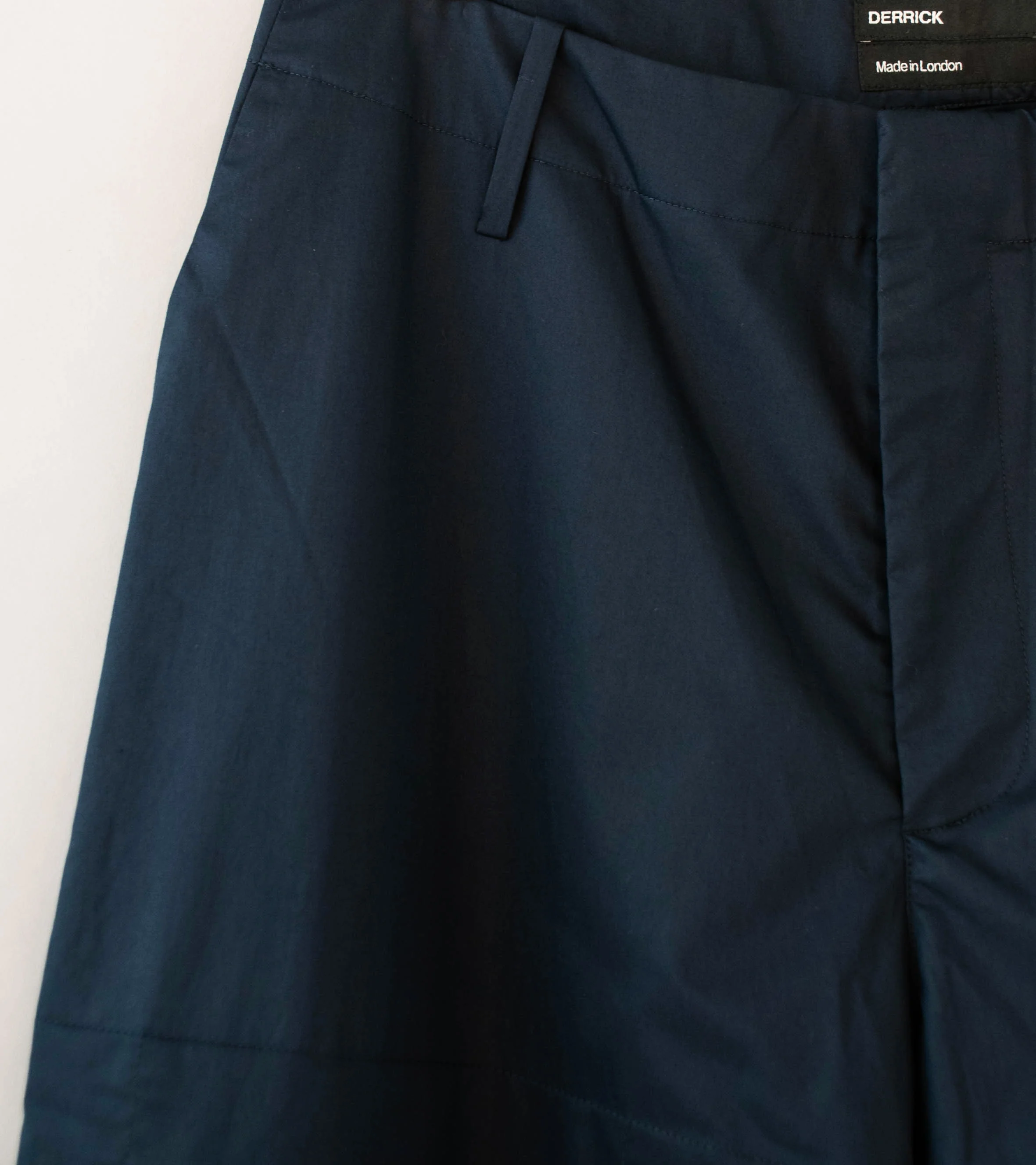 DERRICK 'Document Trouser' (Oxford Blue High Density Weave Cotton Twill) - Image 2