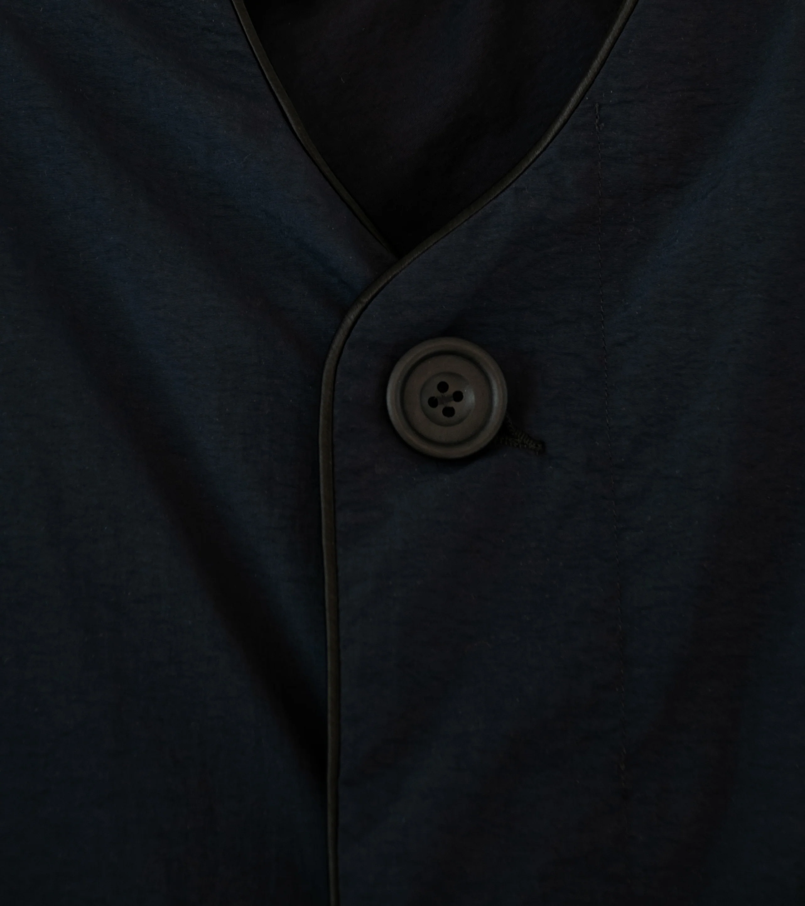 DERRICK 'Metro Coat' (Black Nylon Taffeta) - Image 7