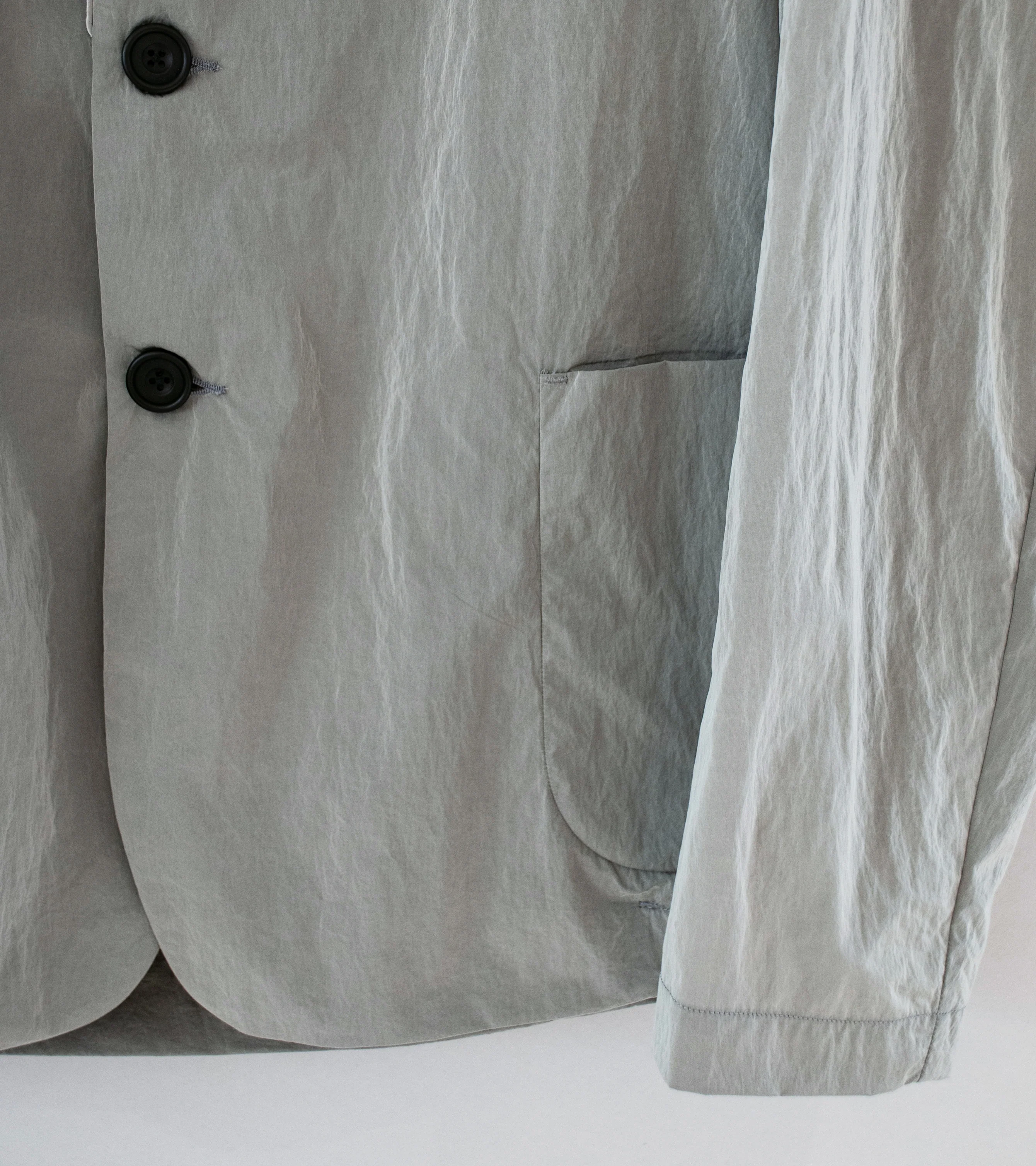 DERRICK 'Nylon Taffeta Go Jacket' (Silver Nylon Taffeta) - Image 3