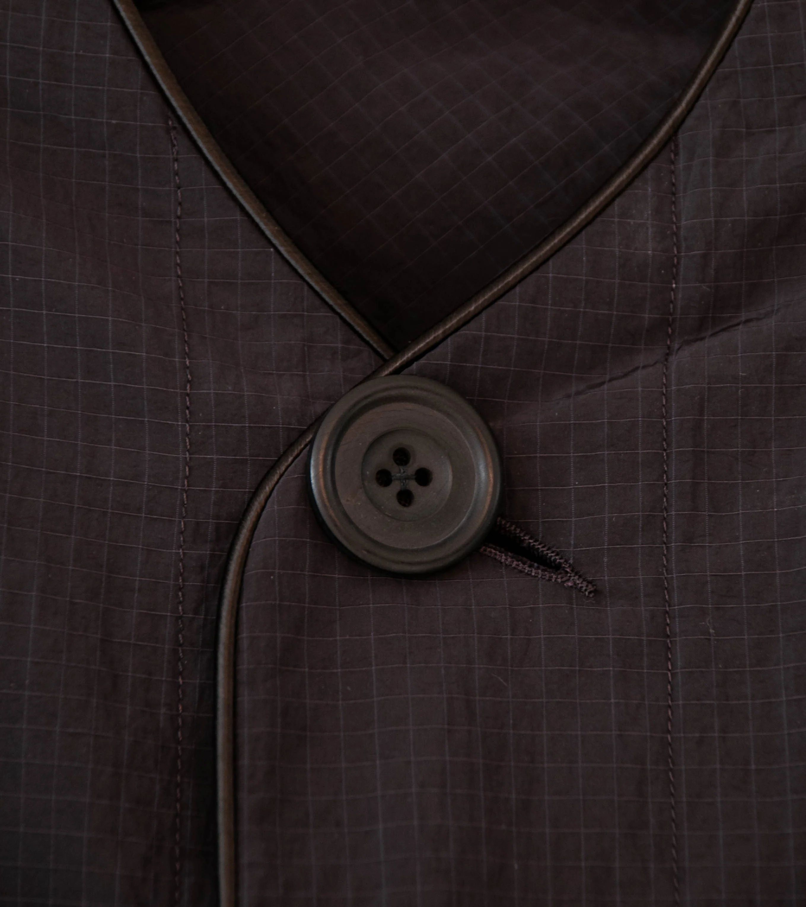 DERRICK 'Metro Coat' (Black Plum Monofilament Nylon Ripstop) - Image 5