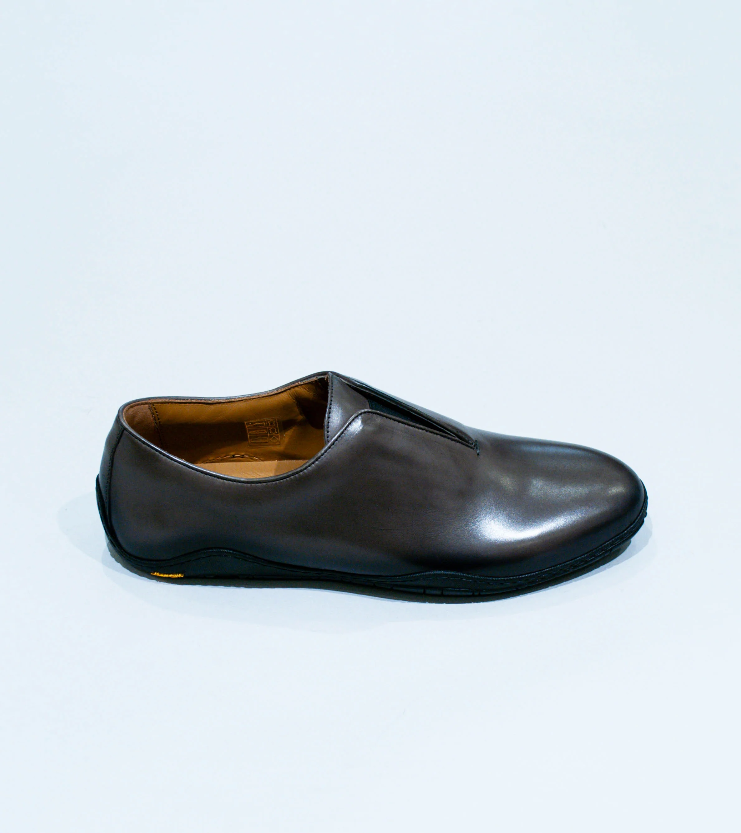 DERRICK 'Oxford Runner' (Taupe Hand Burnished Calf Leather) - Image 4