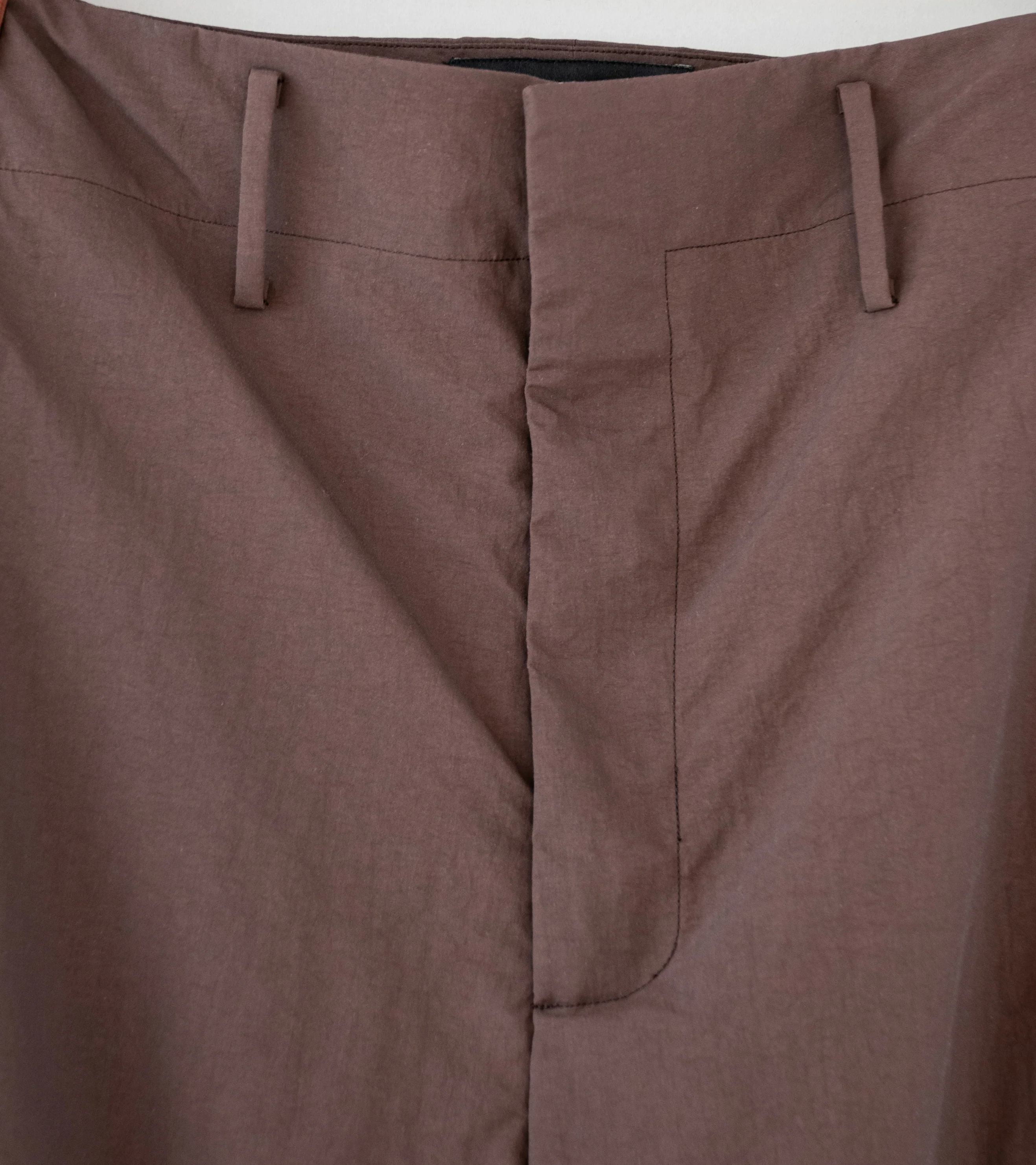 DERRICK 'Track Tux Trouser' (Dark Earth Nylon Taffeta) - Image 4