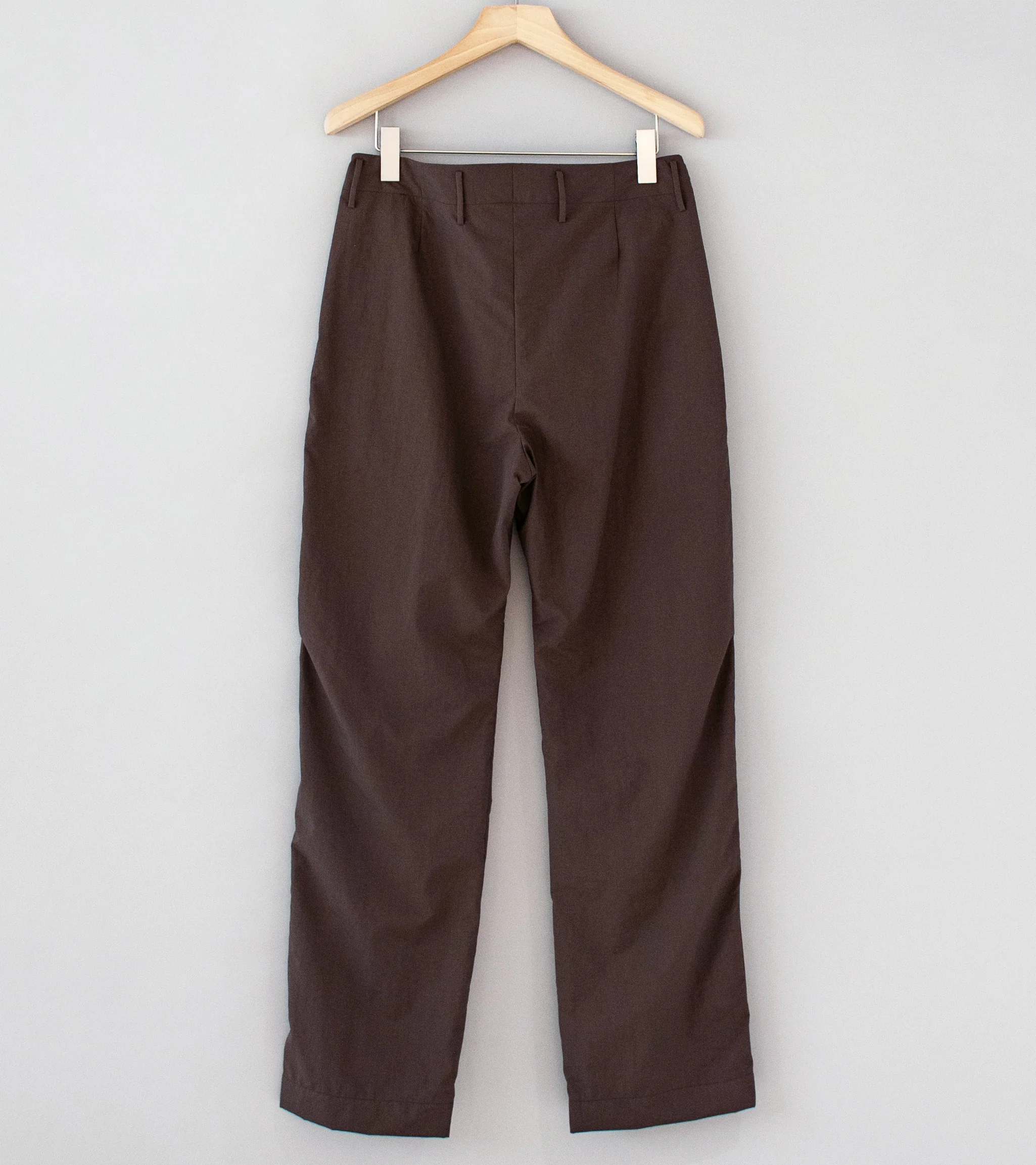 DERRICK 'Track Tux Trouser' (Dark Earth Nylon Taffeta) - Image 5