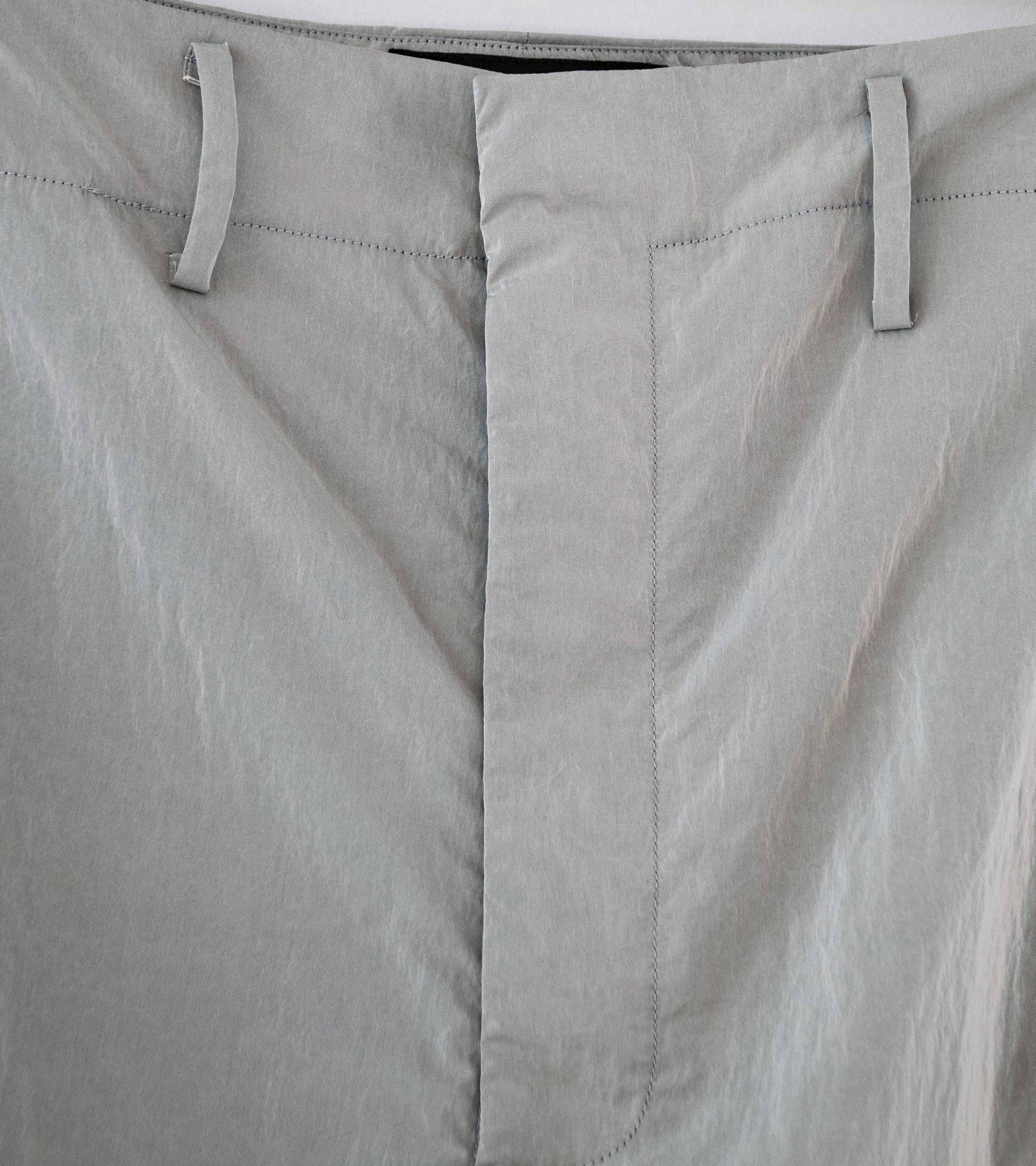 DERRICK 'Track Tux Trouser' (Silver Nylon Taffeta) - Image 4
