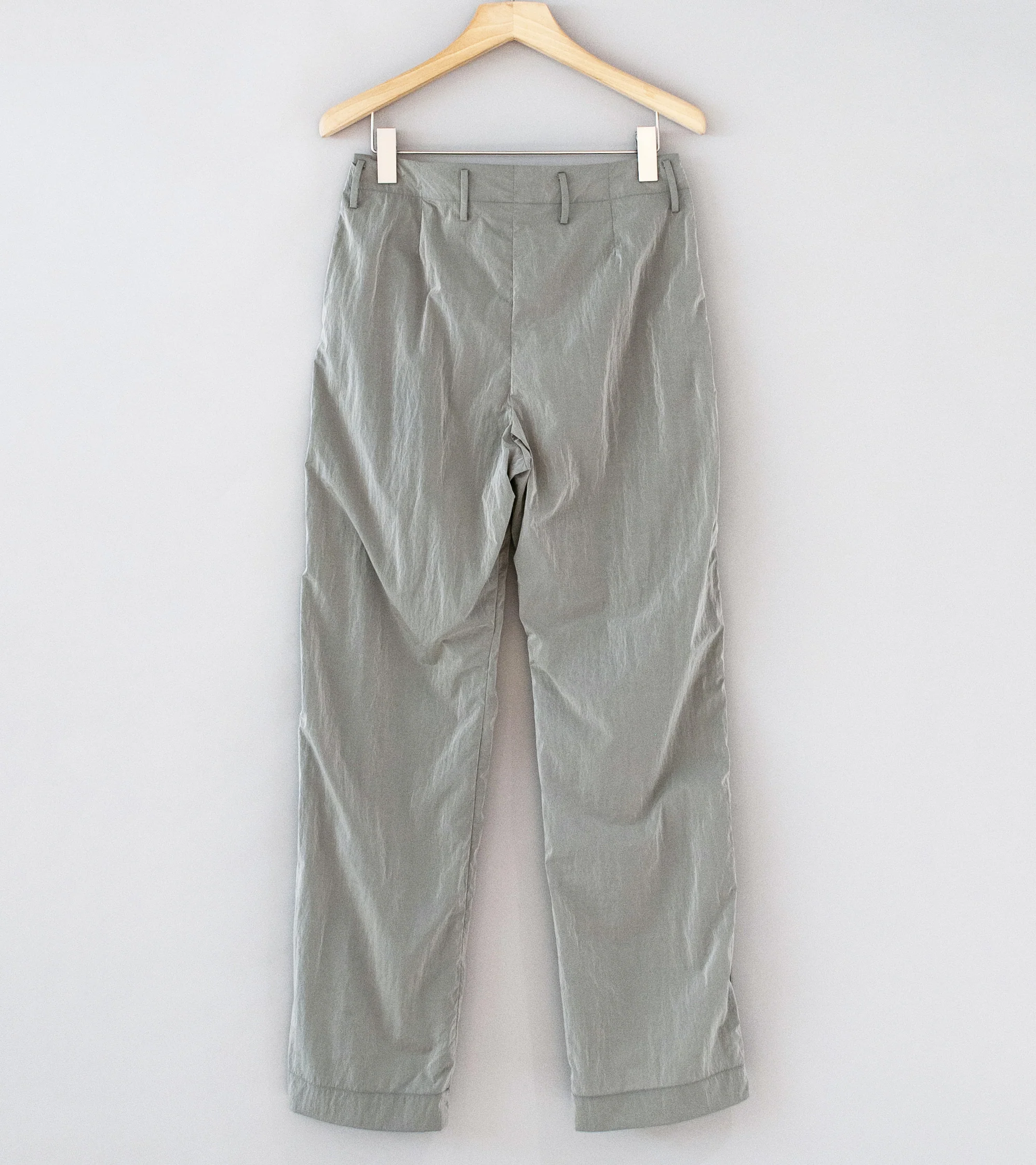 DERRICK 'Track Tux Trouser' (Silver Nylon Taffeta) - Image 5