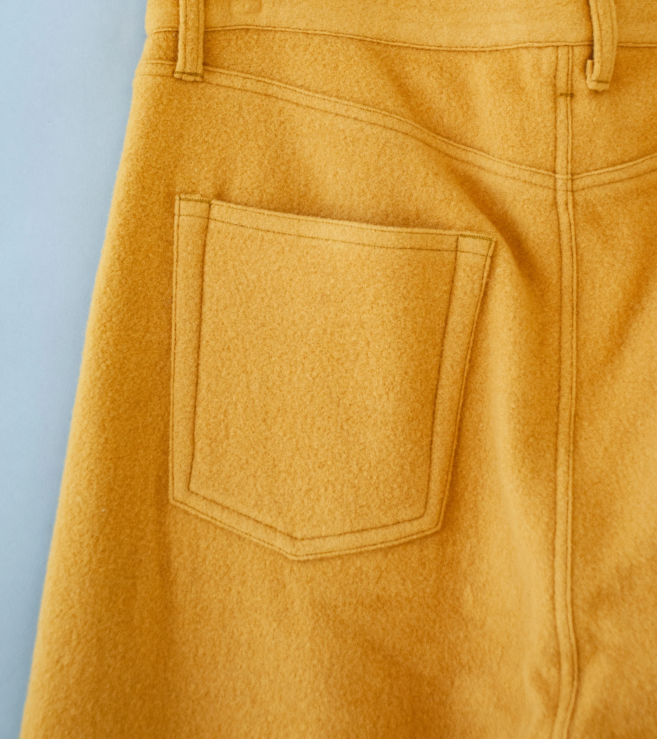 Fil Melange 'Clevis Trousers' (Saffron) - Image 6