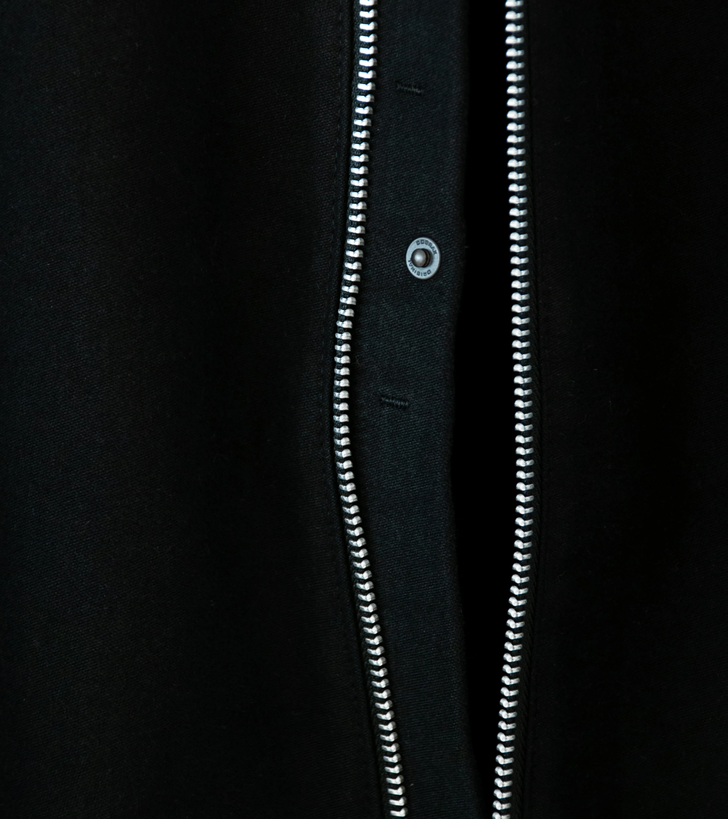 GILDA 'Jacket #1' (Black Moleskin w/ Contrast Stitching) - Image 4