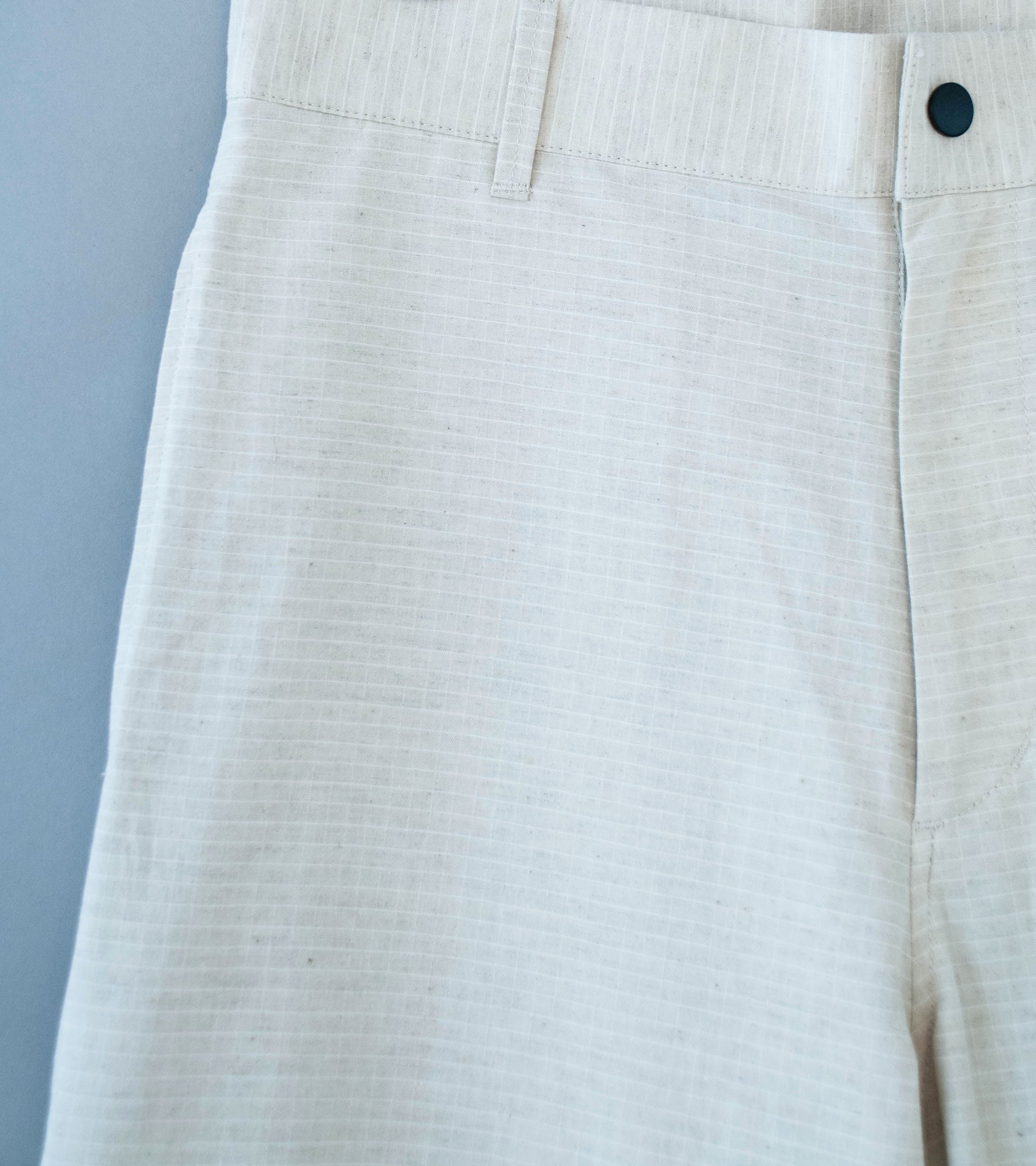 GILDA 'Pant #1' (Oatmeal Cotton Hemp Ripstop) - Image 2