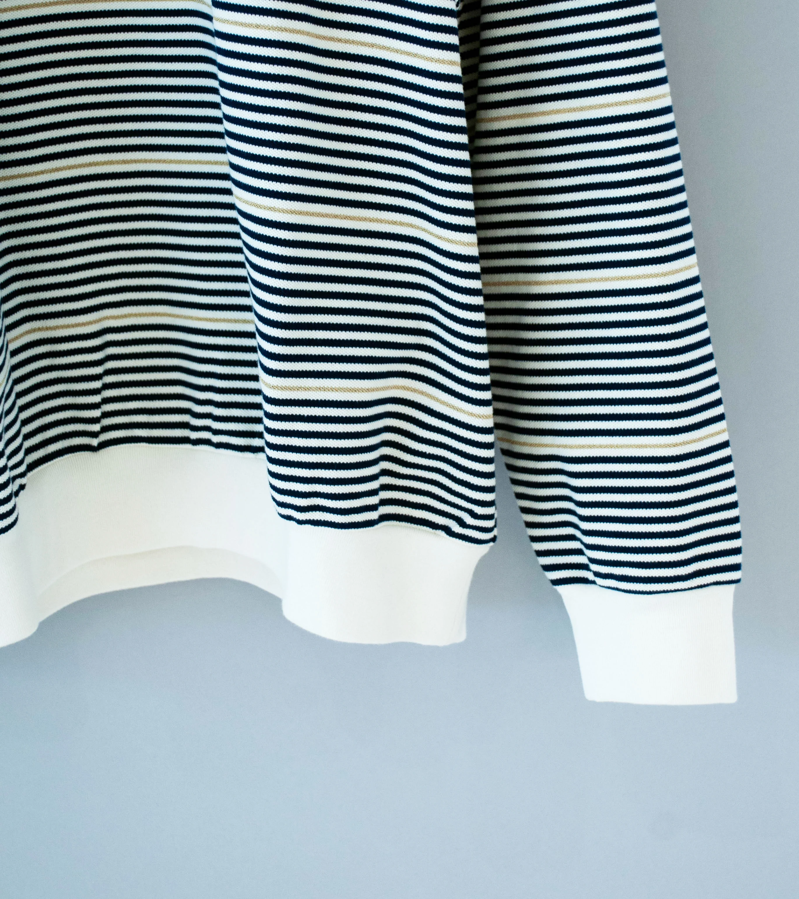 Gurank 'LS Border Polo Shirts' (Navy) - Image 3
