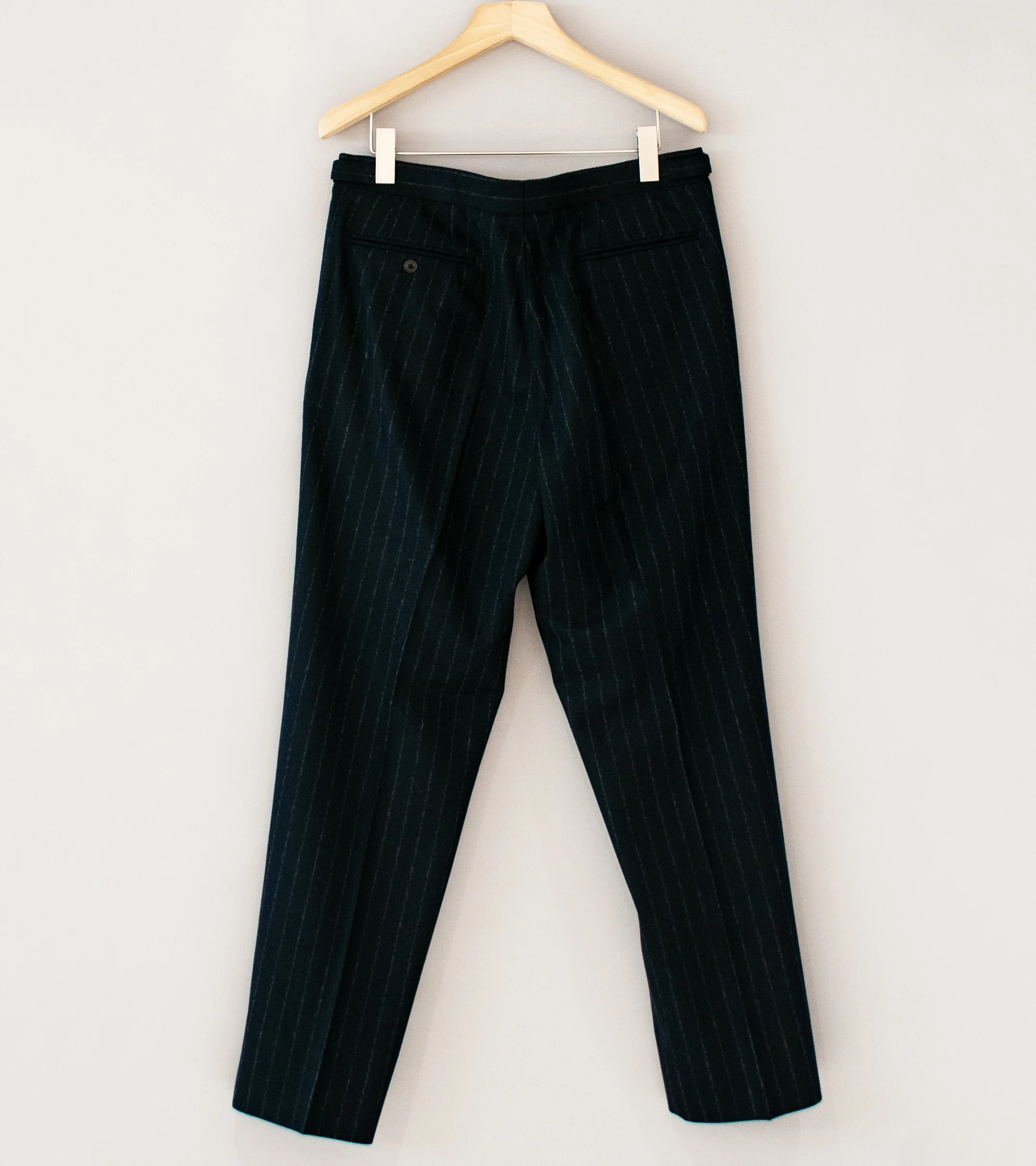 HEUGN 'Aaron Trousers' (Navy Stripe) - Image 4