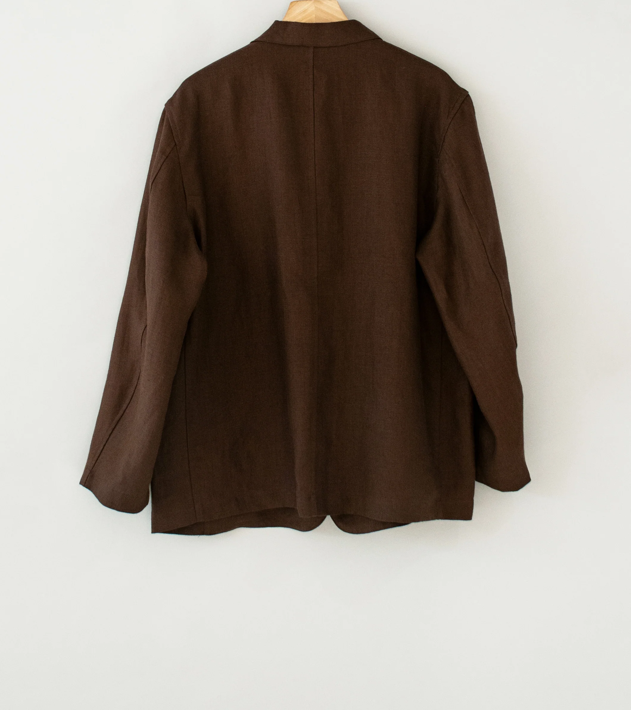James Coward 'Carry On Jacket' (Brown Welterweight Belgian Linen) - Image 8