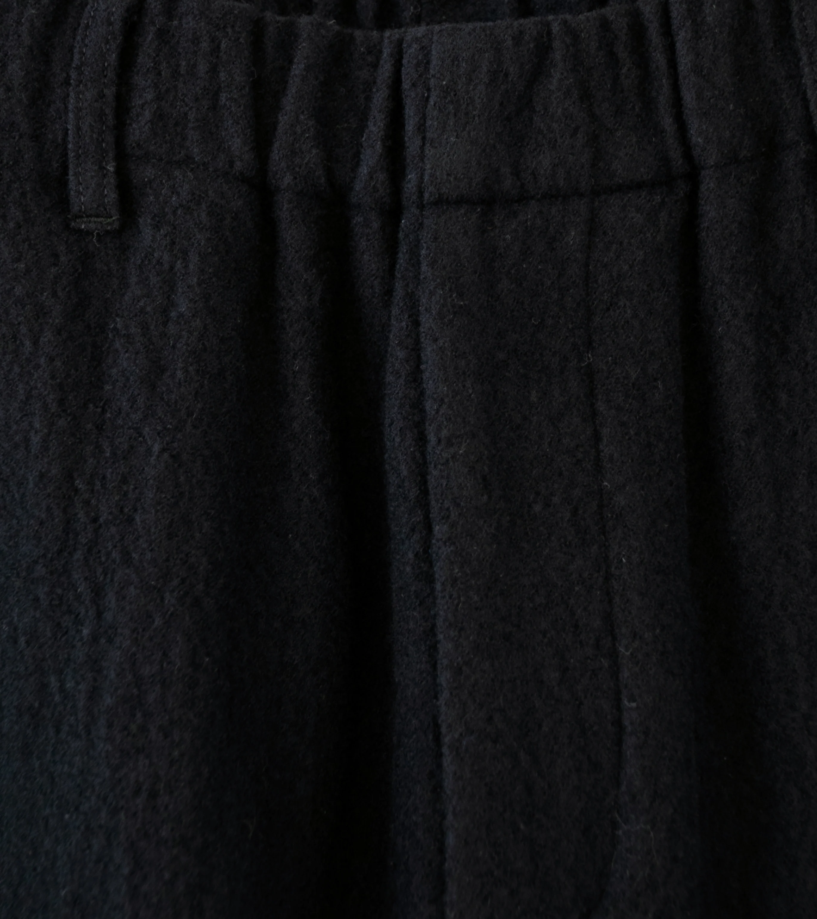 James Coward 'Carry On Pant' (Black Wool Flannel) - Image 2