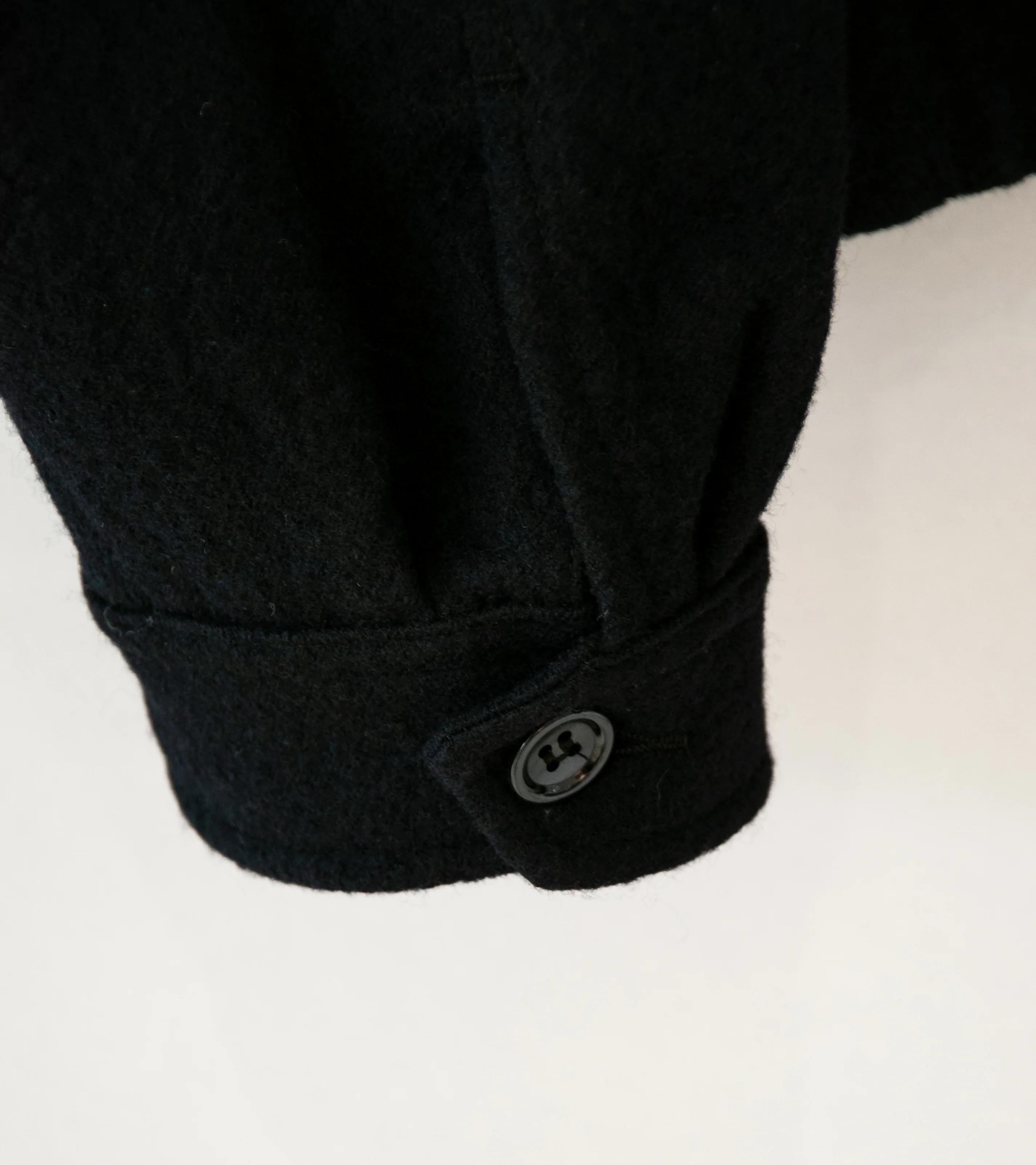 James Coward 'Machine Jacket' (Black Wool Flannel) - Image 4