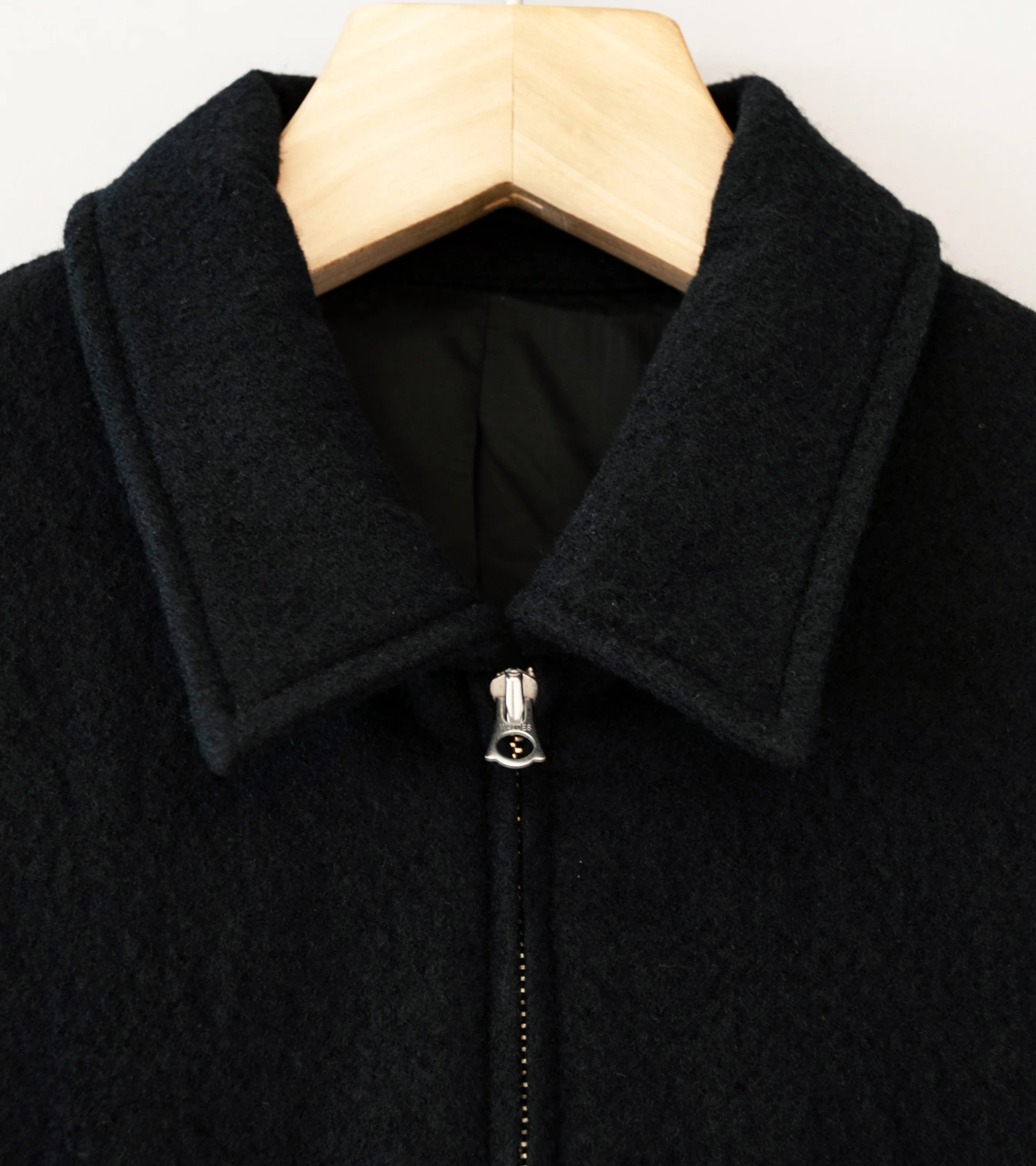 James Coward 'Machine Jacket' (Black Wool Flannel) - Image 5