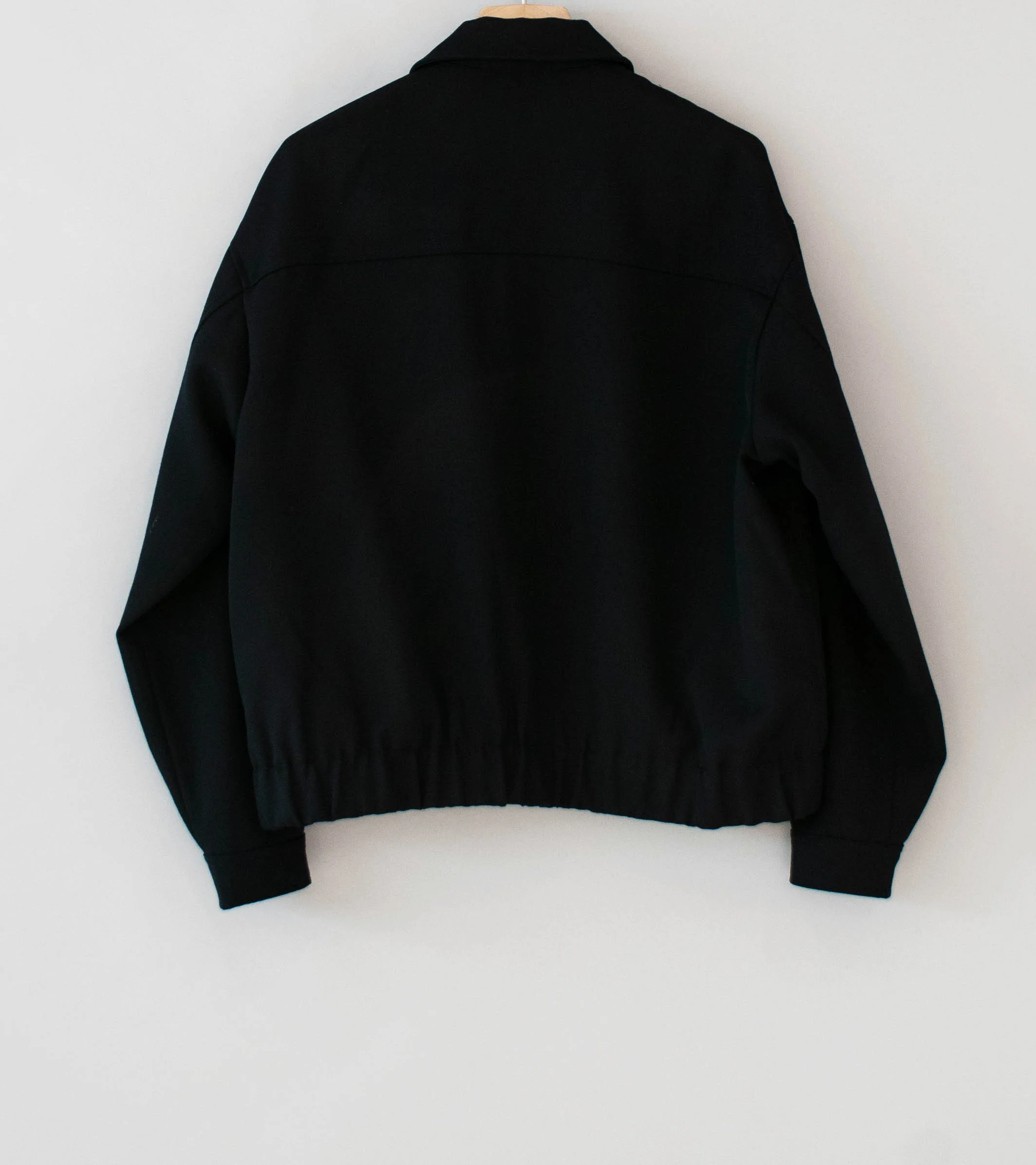 James Coward 'Machine Jacket' (Black Wool Gabardine) - Image 9