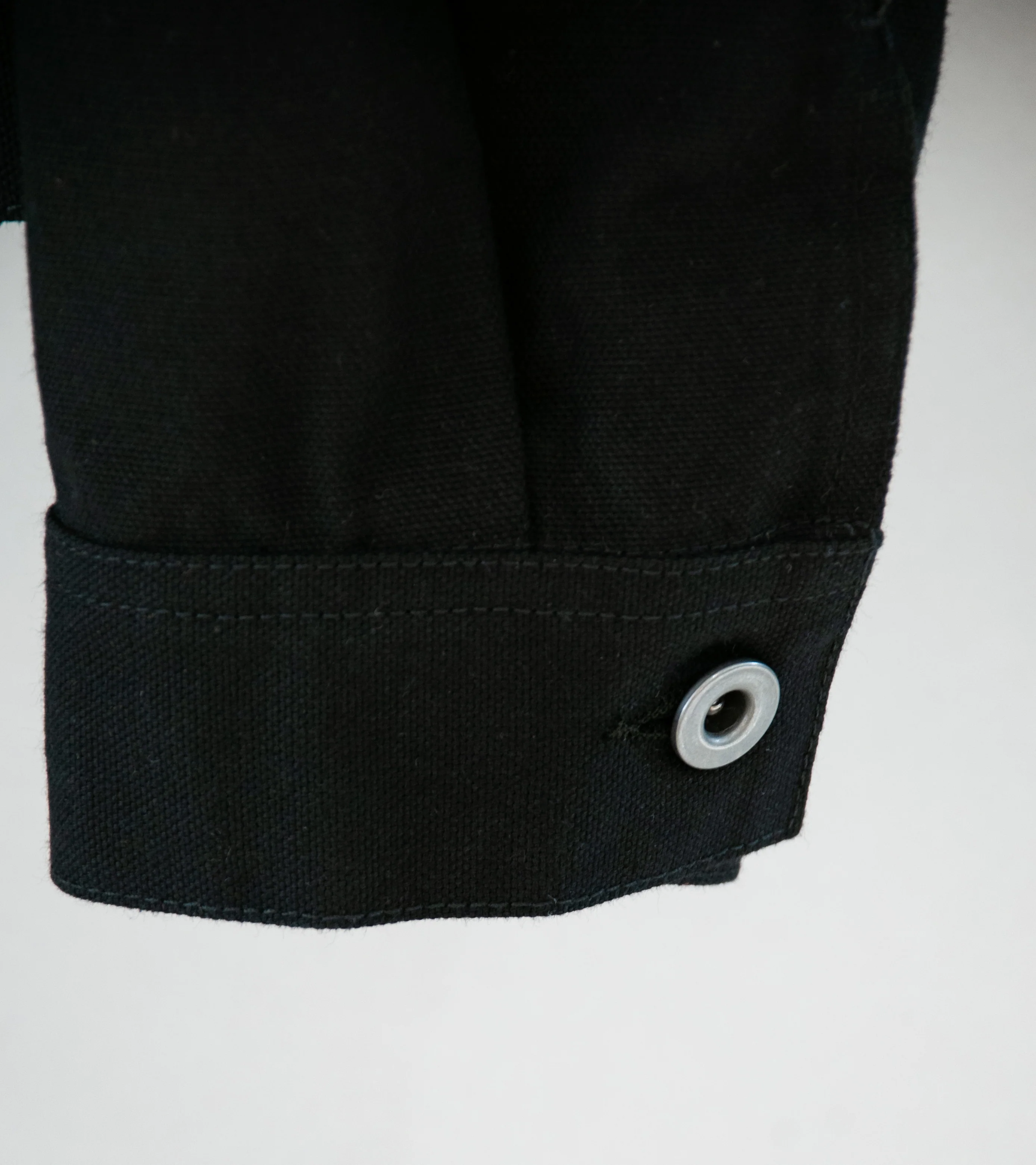 James Coward 'Range Jacket' (Black Waxed Cotton Washi Duck) - Image 5