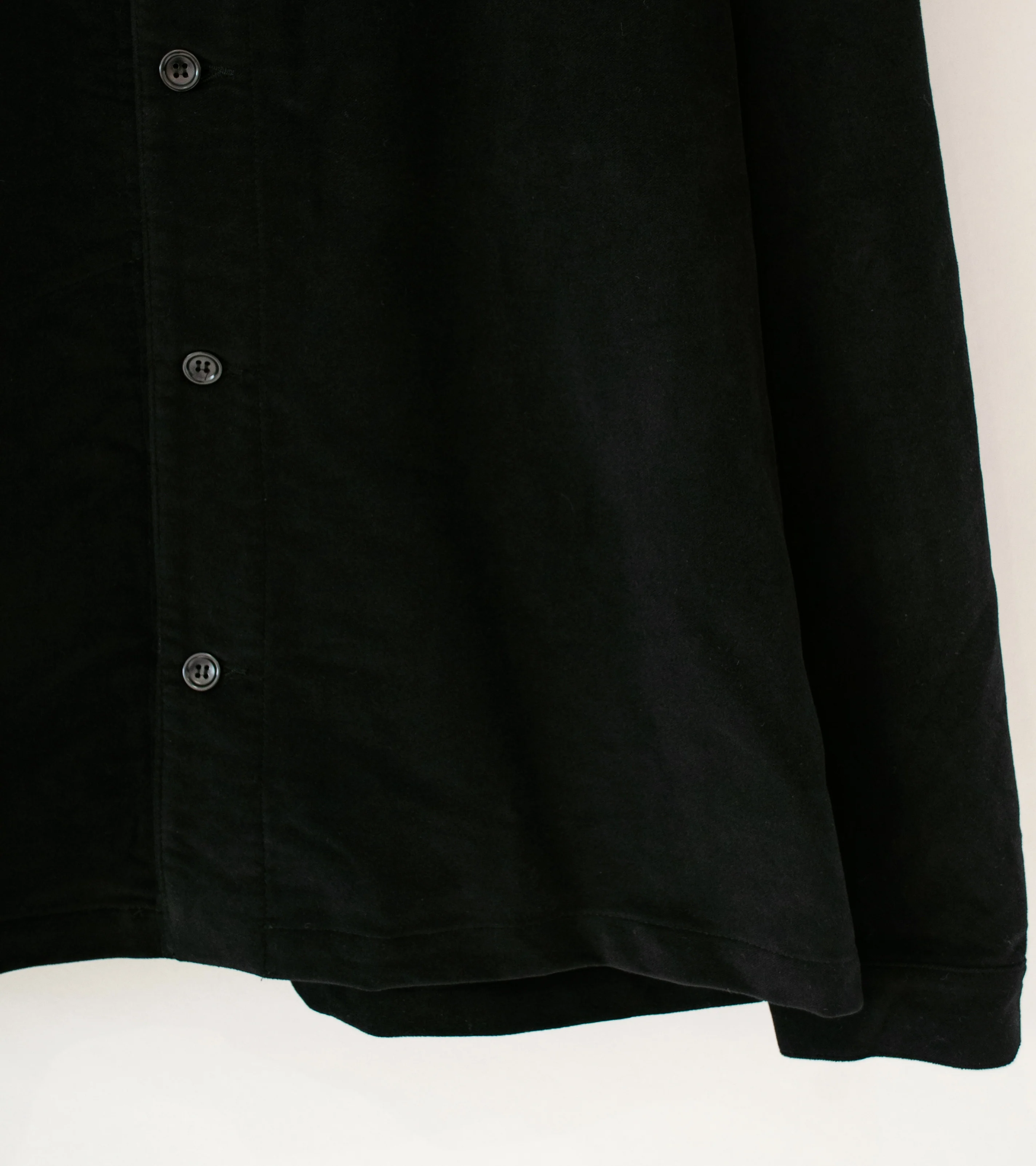 James Coward 'Signal Shirt' (Black Moleskin) - Image 3