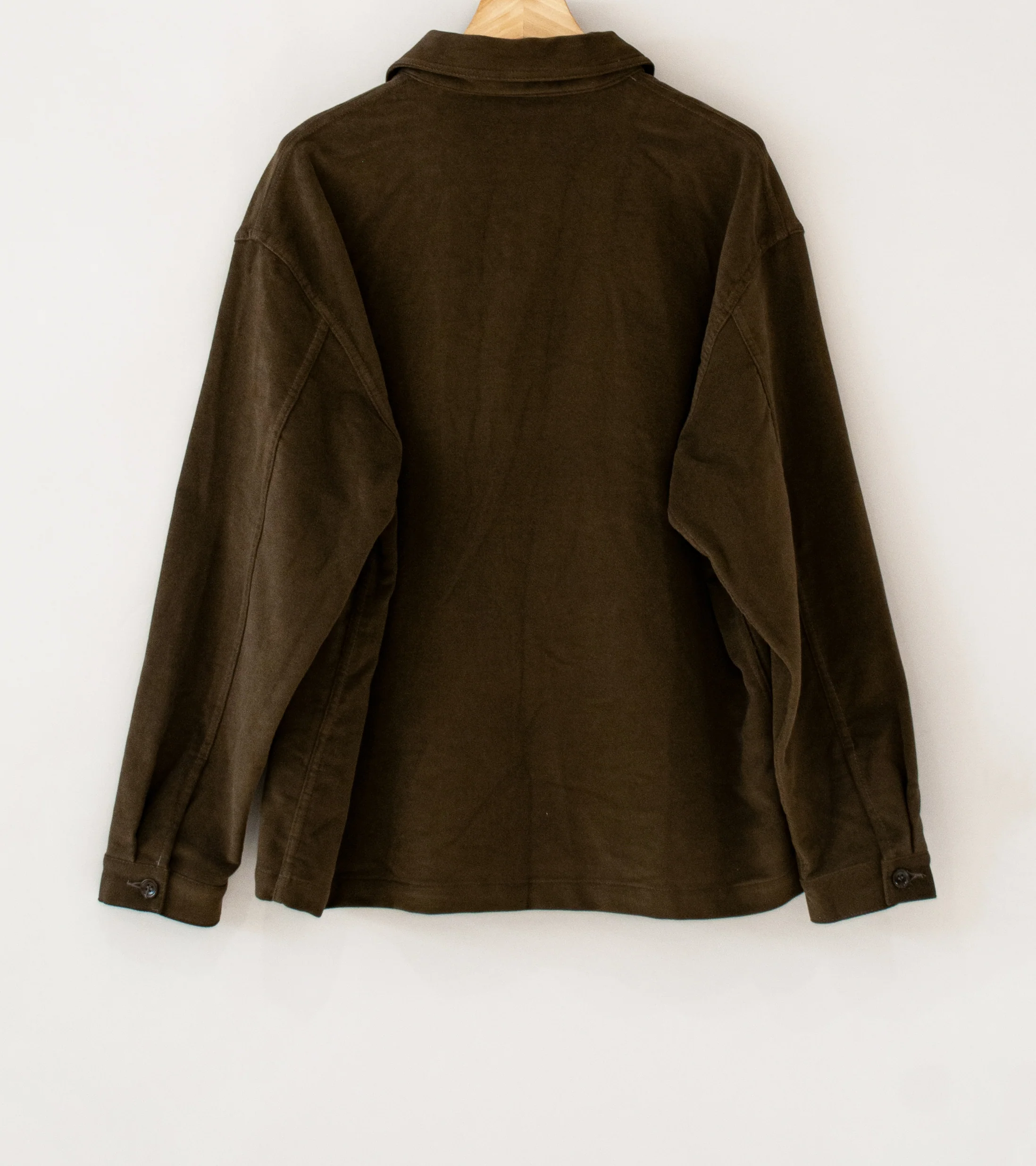 James Coward 'Signal Shirt' (Dark Brown Moleskin) - Image 5