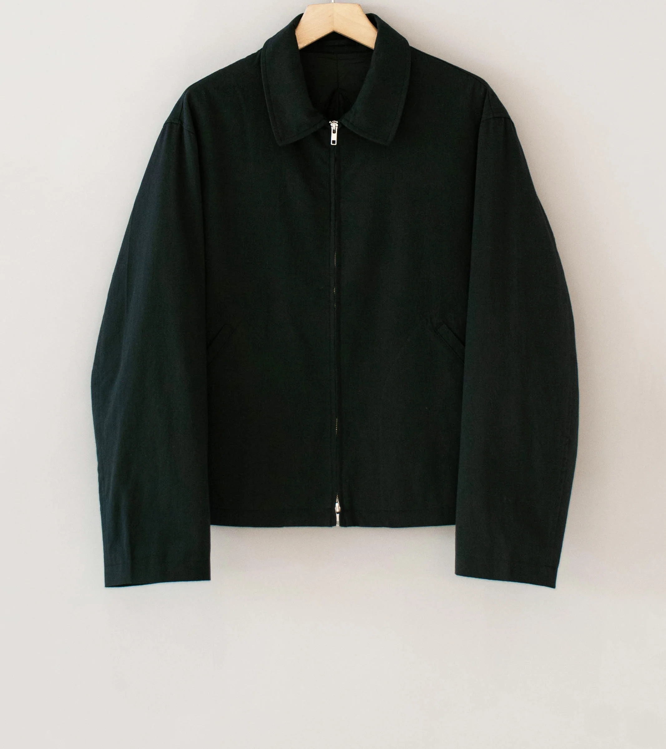 James Coward 'Site Jacket' (Dark Grey Cotton Wool Twill)