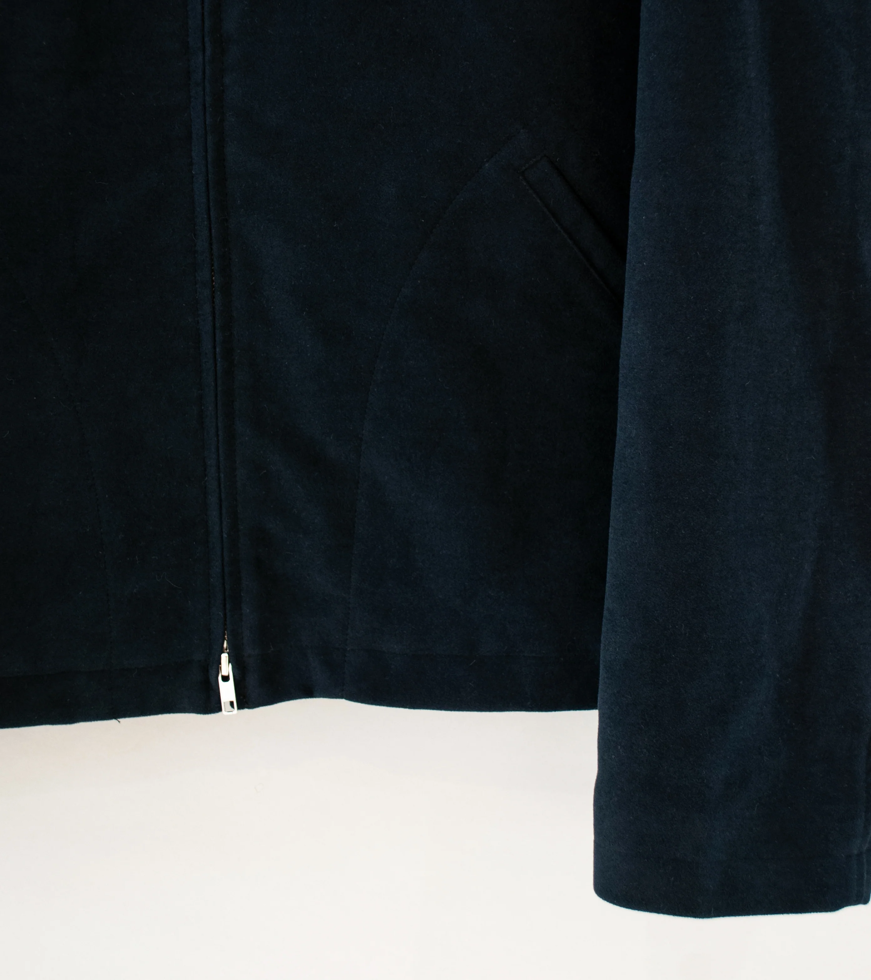 James Coward 'Site Jacket' (Dark Navy Moleskin) - Image 3