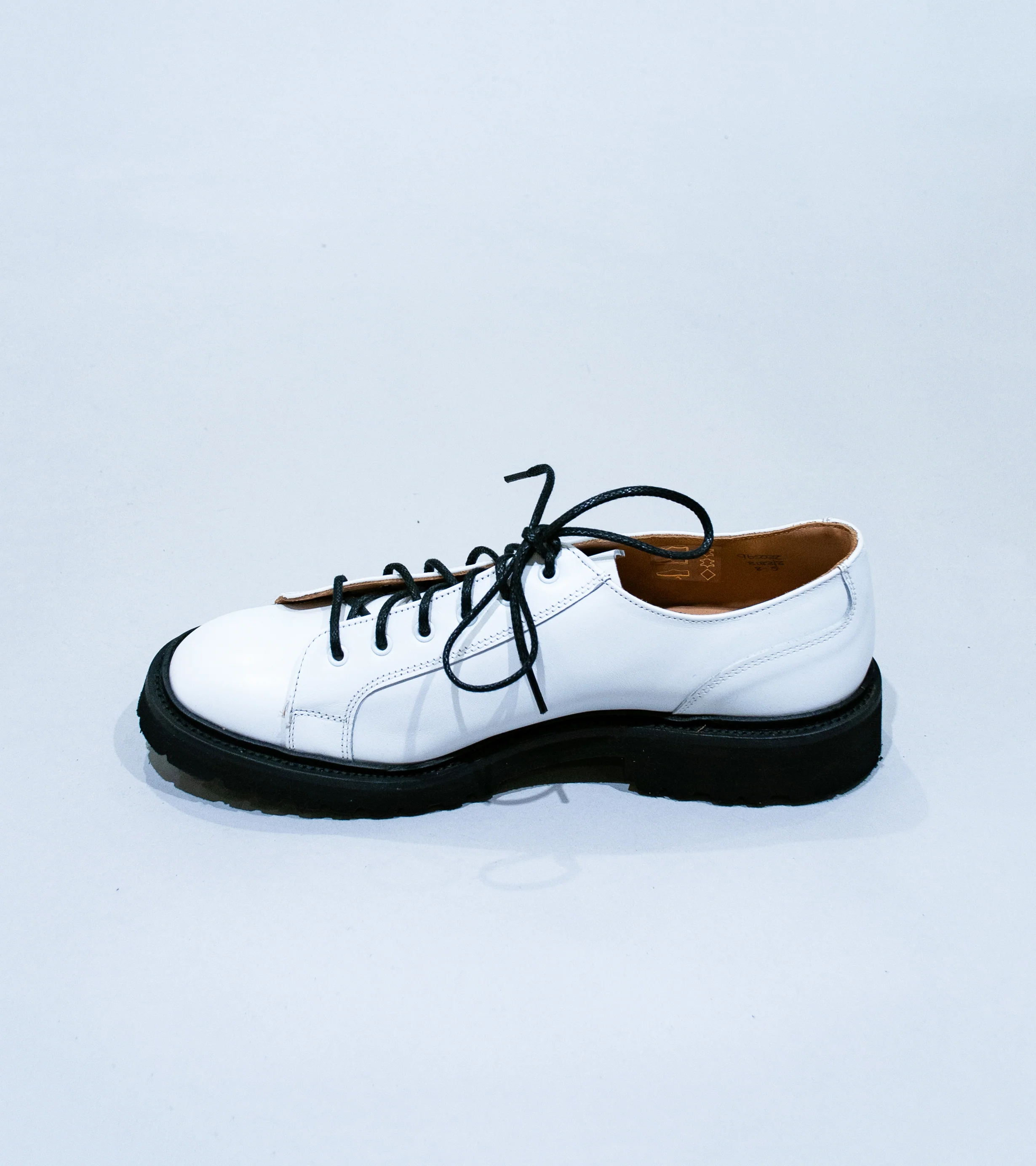 James Coward 'Trickers Monkey Shoe' (White Calf Leather) - Image 6