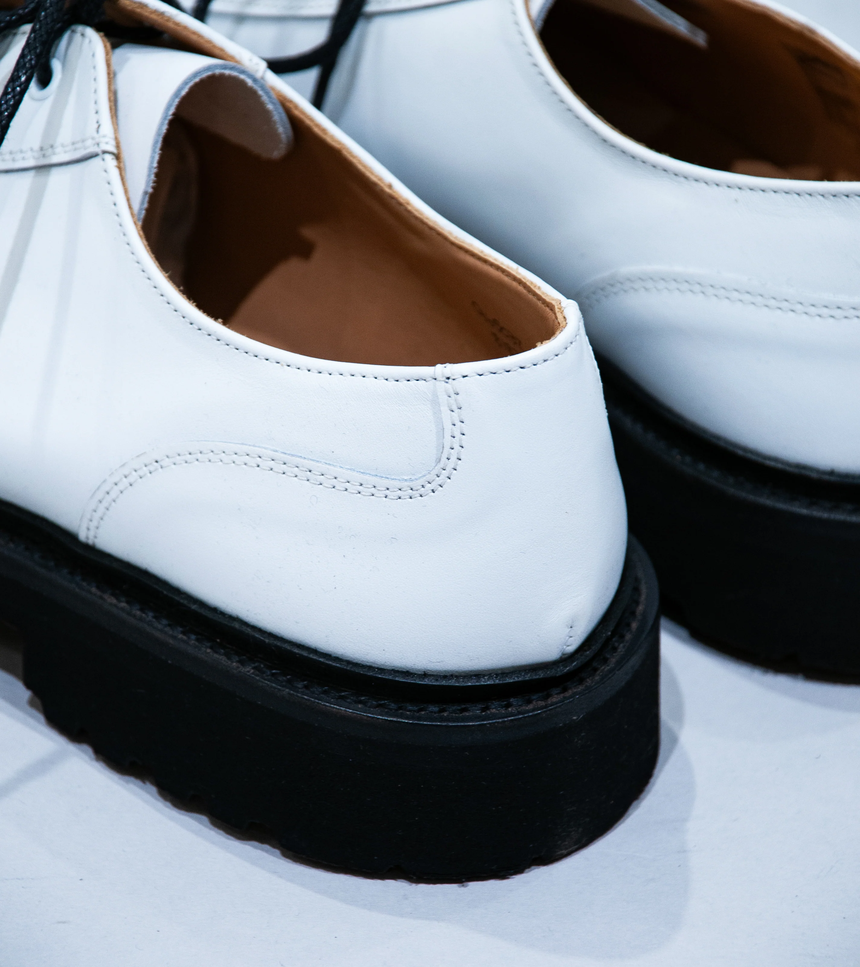 James Coward 'Trickers Monkey Shoe' (White Calf Leather) - Image 8