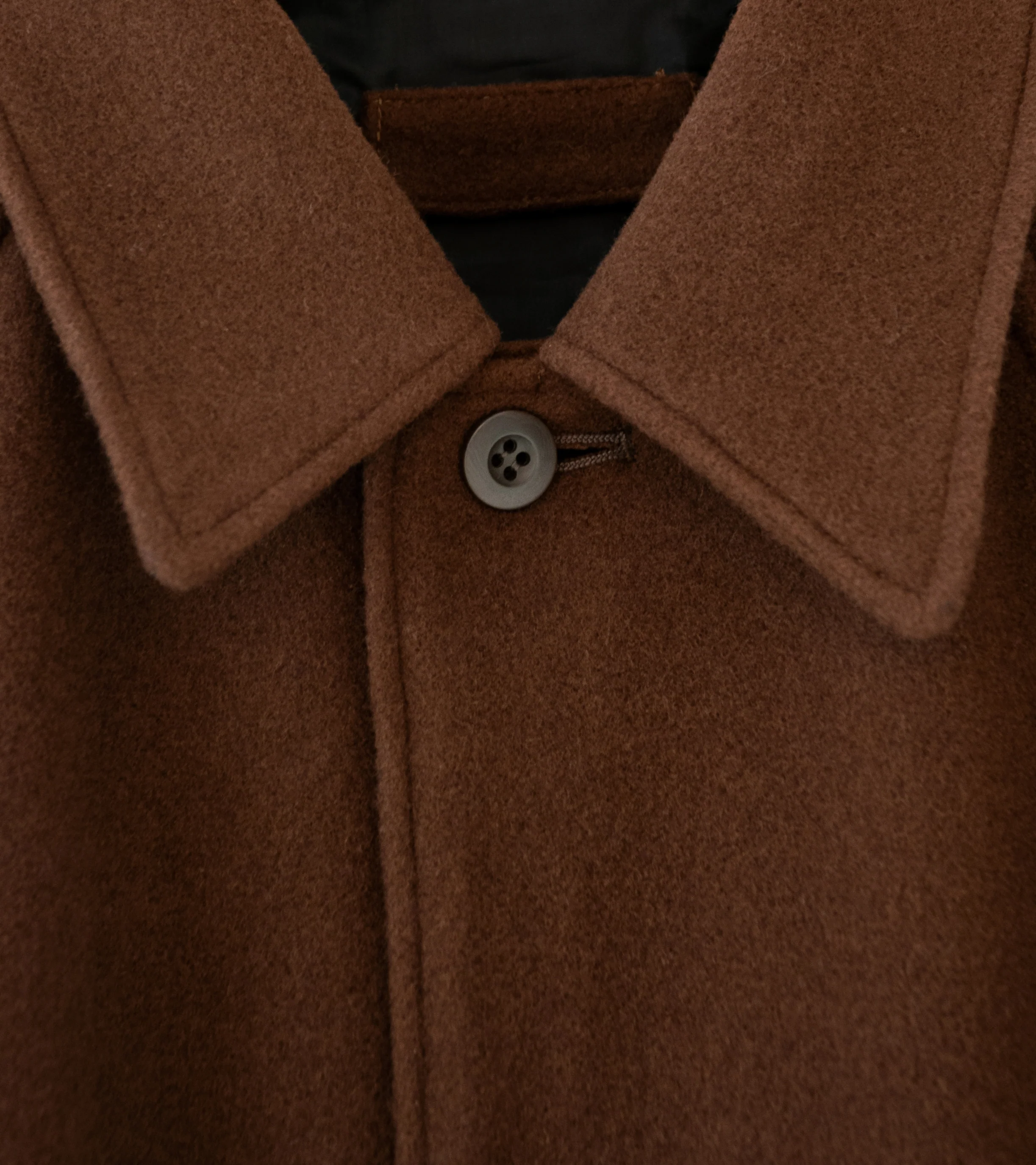 James Coward 'Workshop Coat' (Brown Wool Flannel) - Image 6