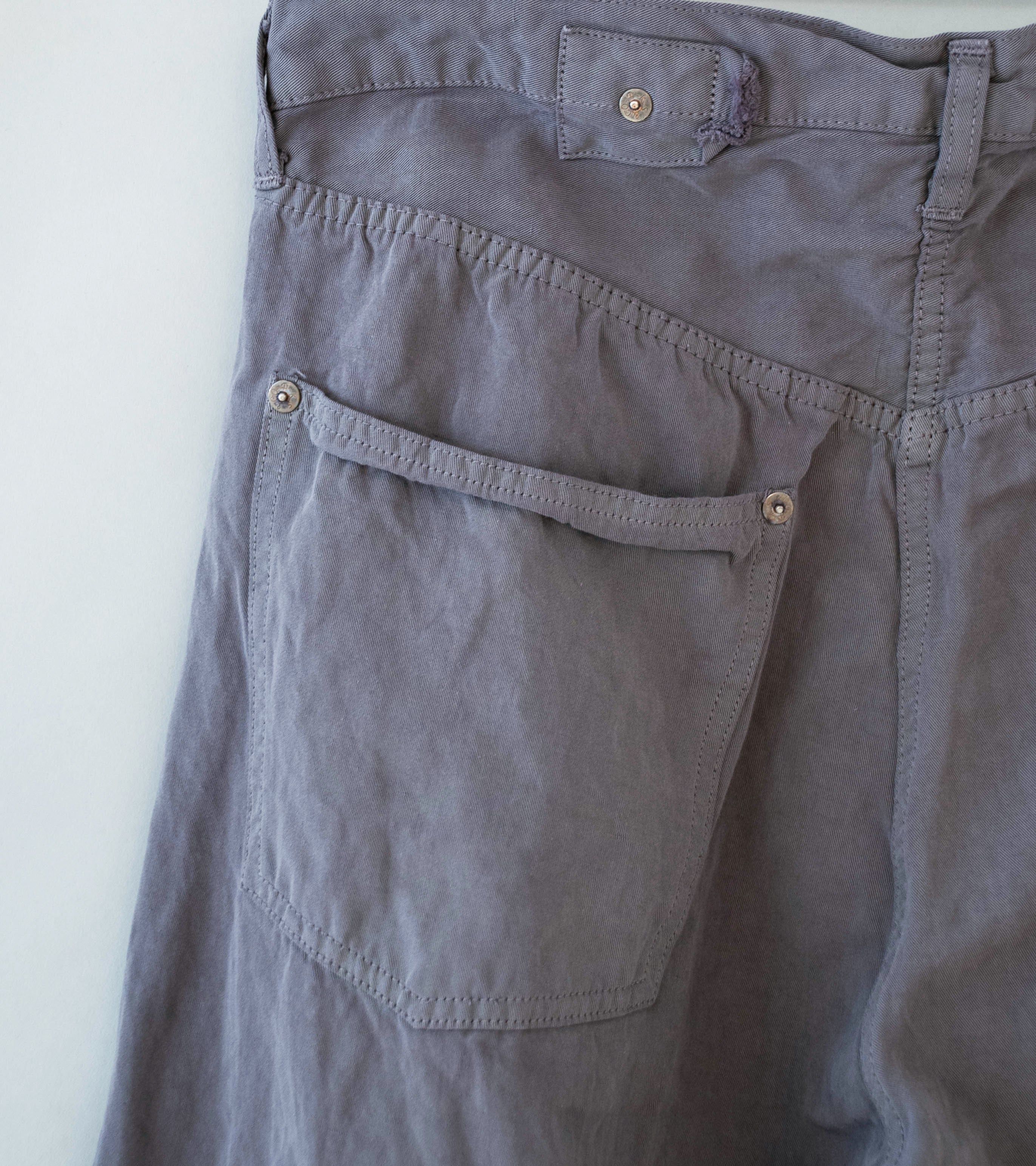 Lady White Co 'Kaptain Sunshine Cotton Linen Pant' (Dust Grey) - Image 6