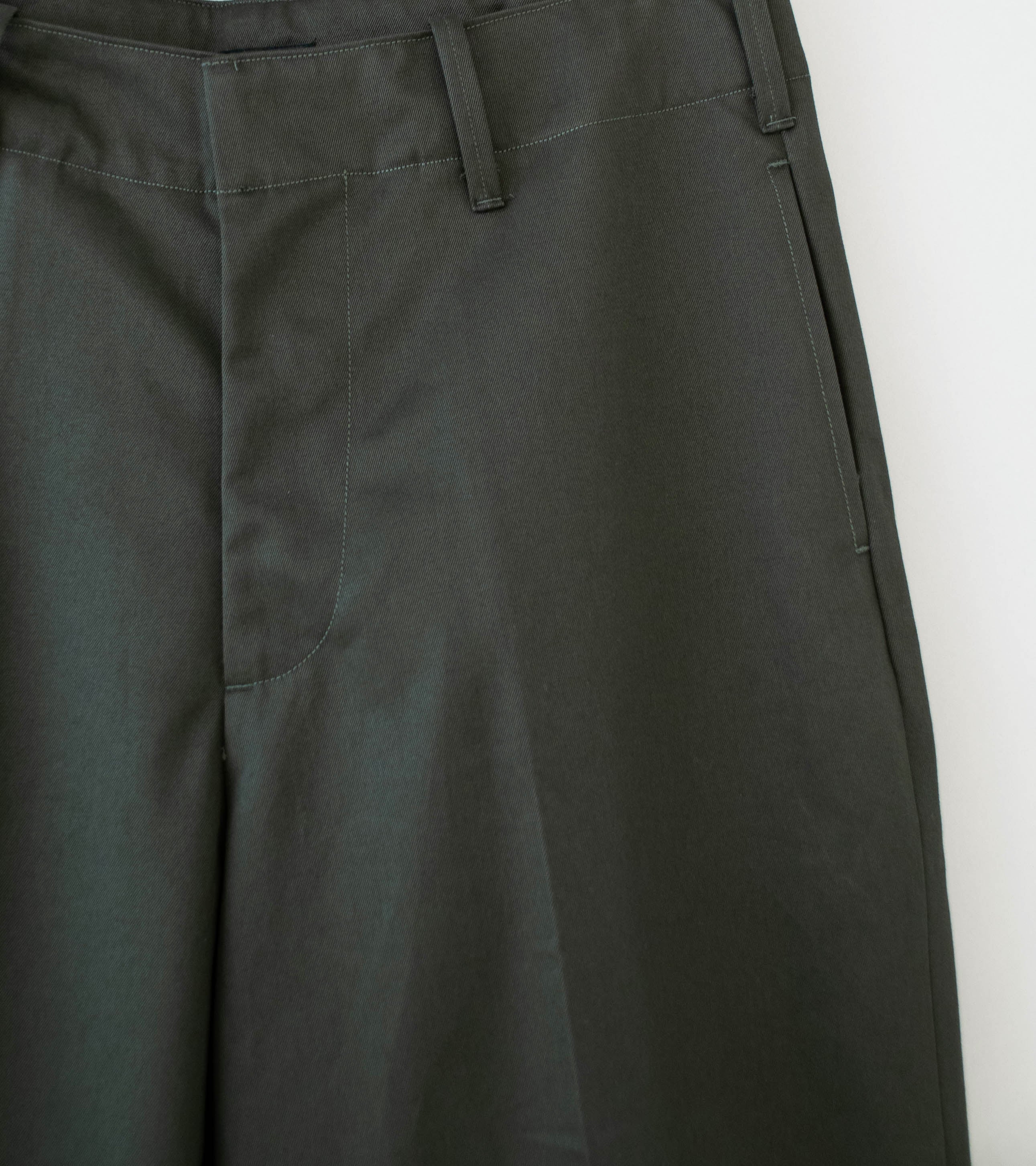 Lady White Co 'Twill Trouser' (Black Olive) - Image 2