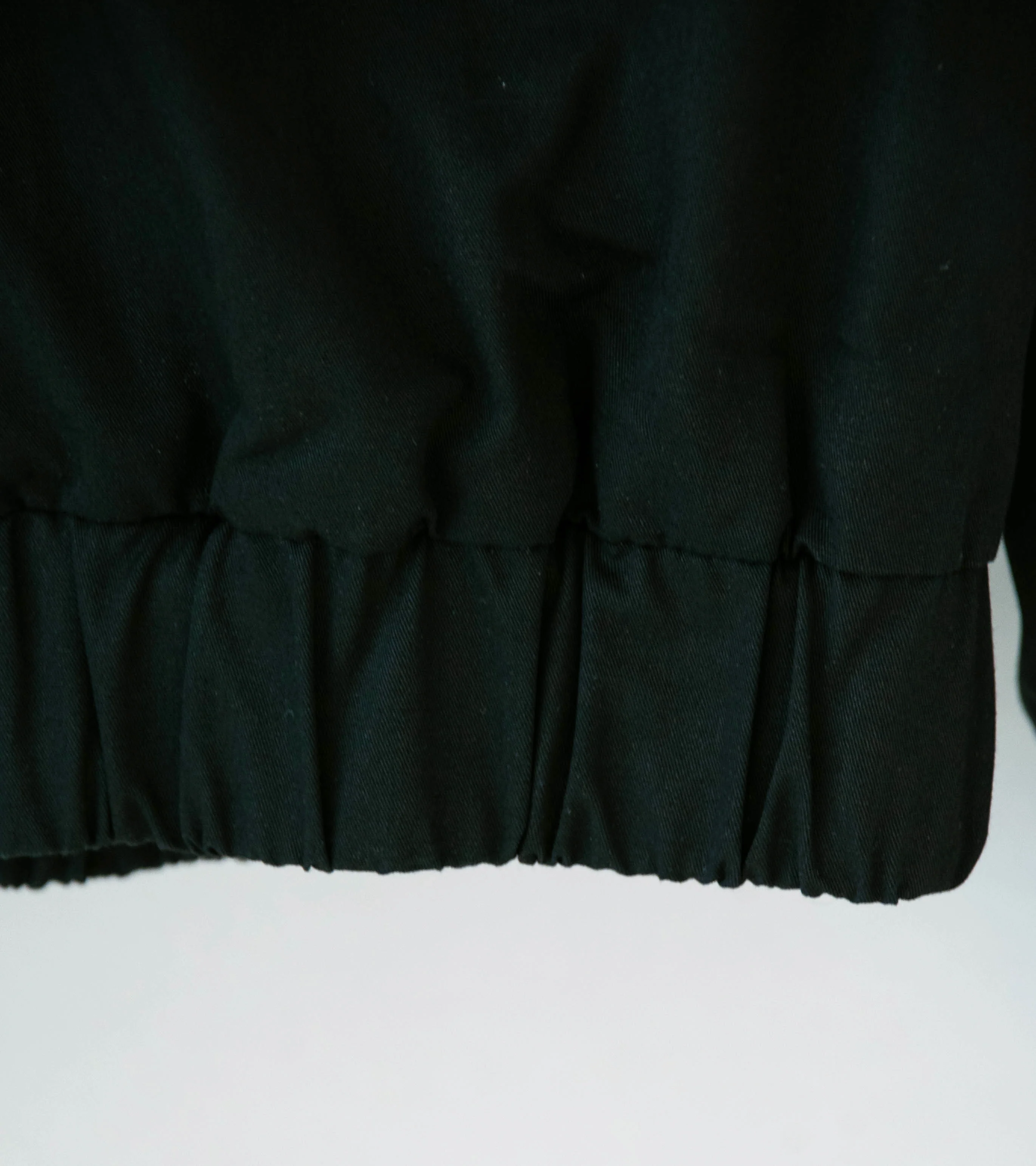 LII 'Cropped Jacket With Back Flap' (Black) - Image 5