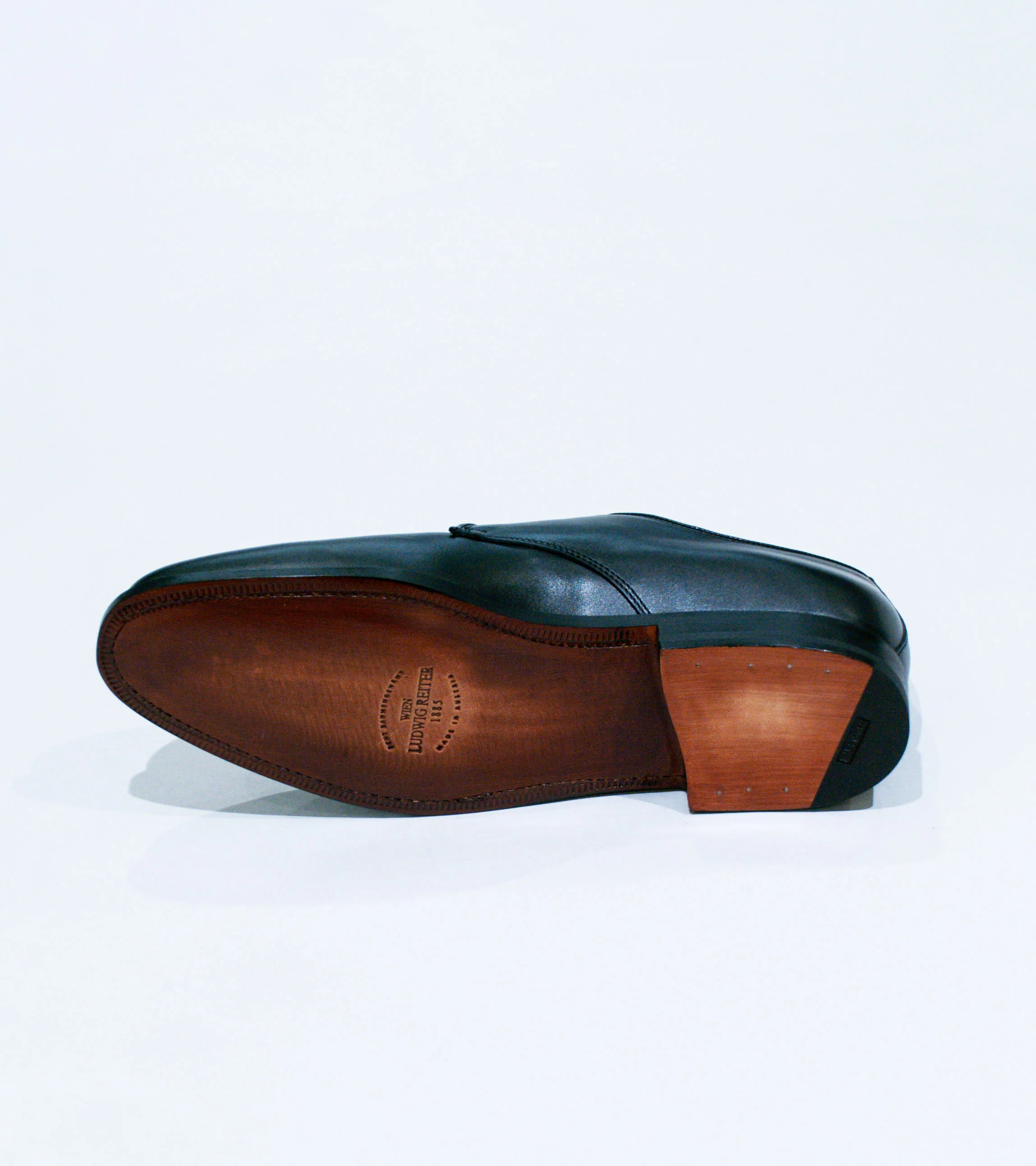 Ludwig Reiter 'Kapuziner Shoe' (Black Boxcalf Leather) - Image 6